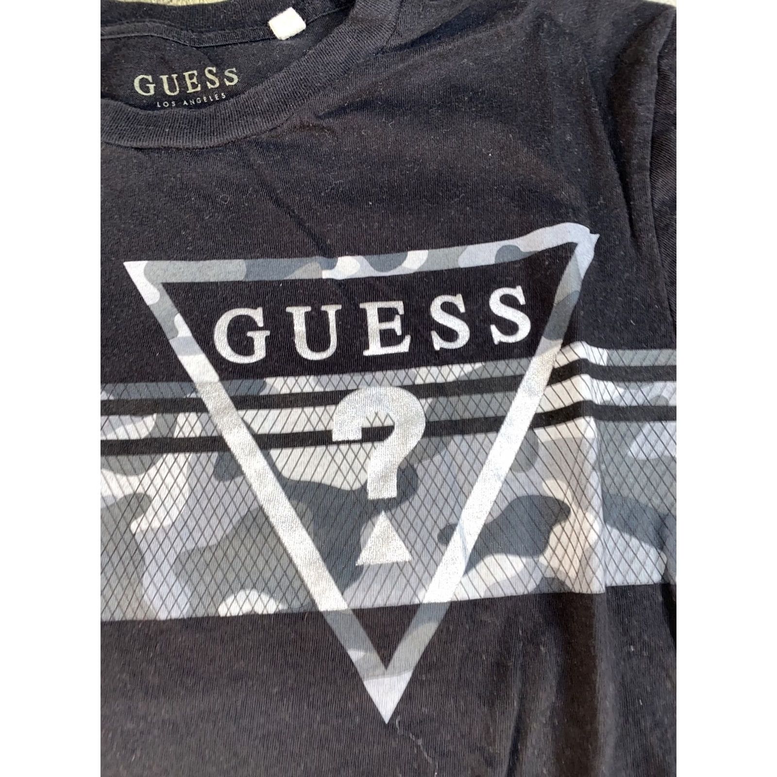 Guess VINTAGE? GUESS Shirt Mens Medium Black T-Shirt Size US M / EU 48-50 / 2 - 2 Thumbnail