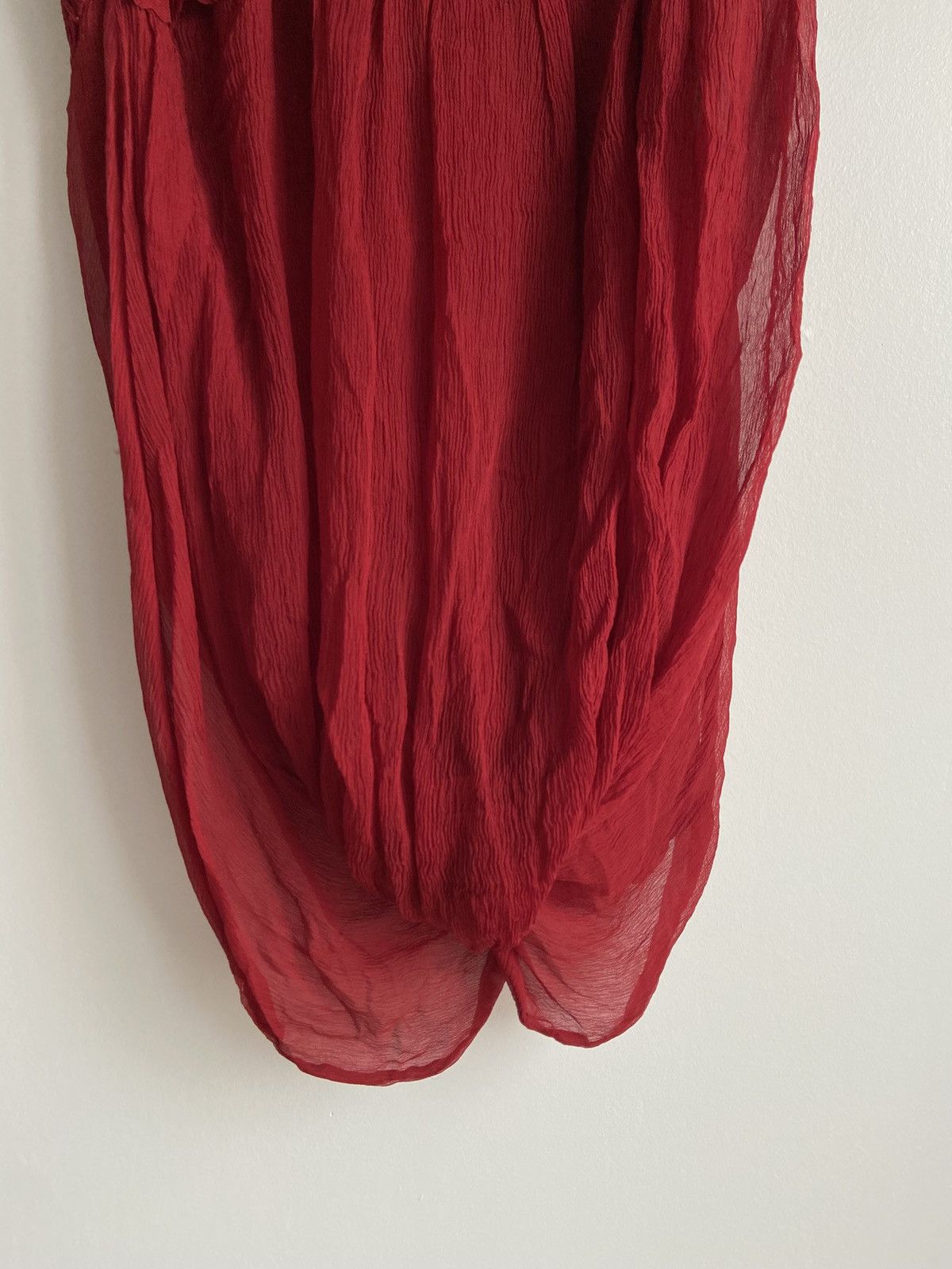 Jean Paul Gaultier Jean Paul Gaultier Silk Rose Top Size S / US 4 / IT 40 - 5 Thumbnail