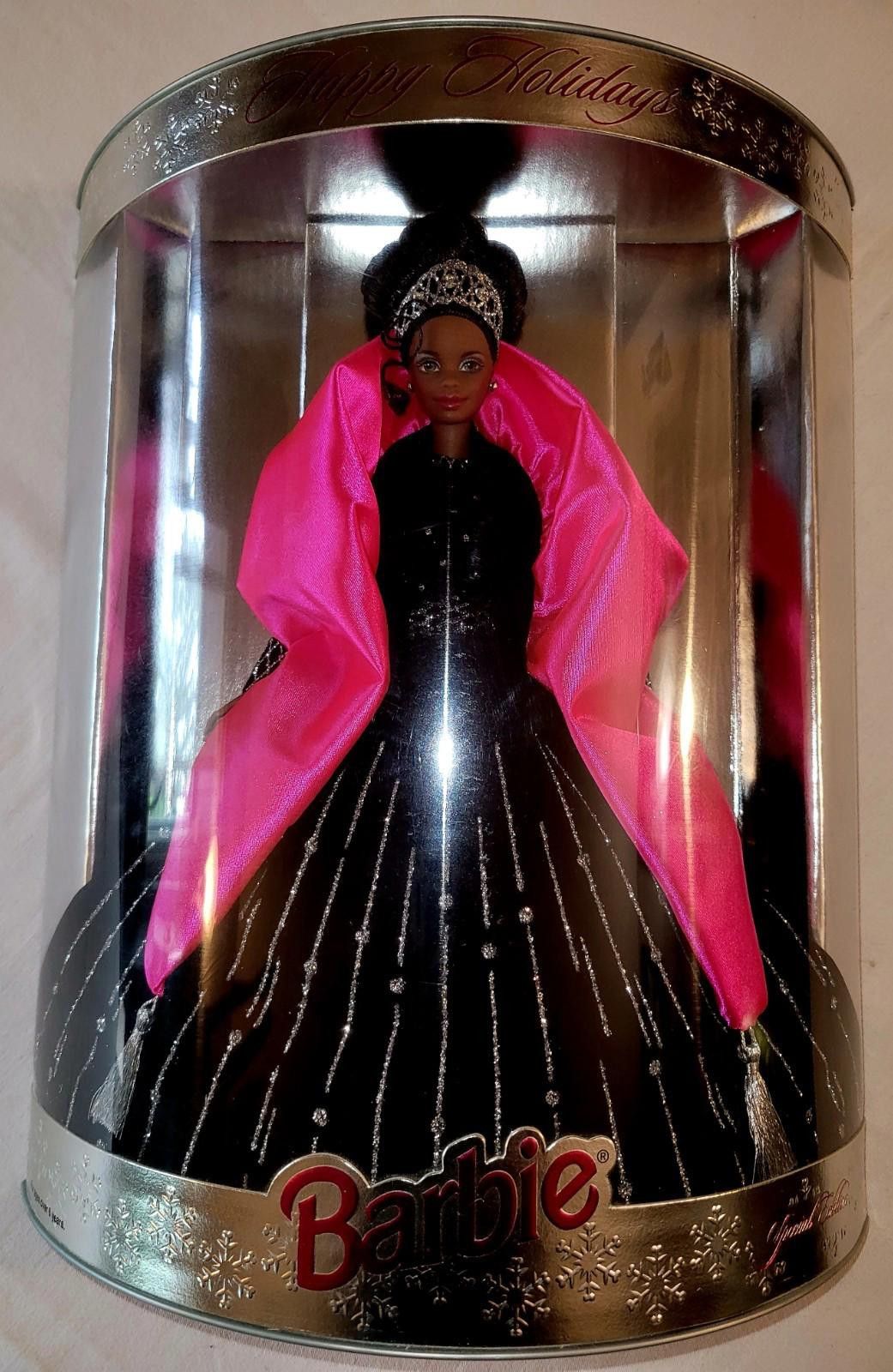 Designer RARE*BARBIE HAPPY HOLIDAYS 1998 AFRICAN AMERICAN Size ONE SIZE - 1 Thumbnail