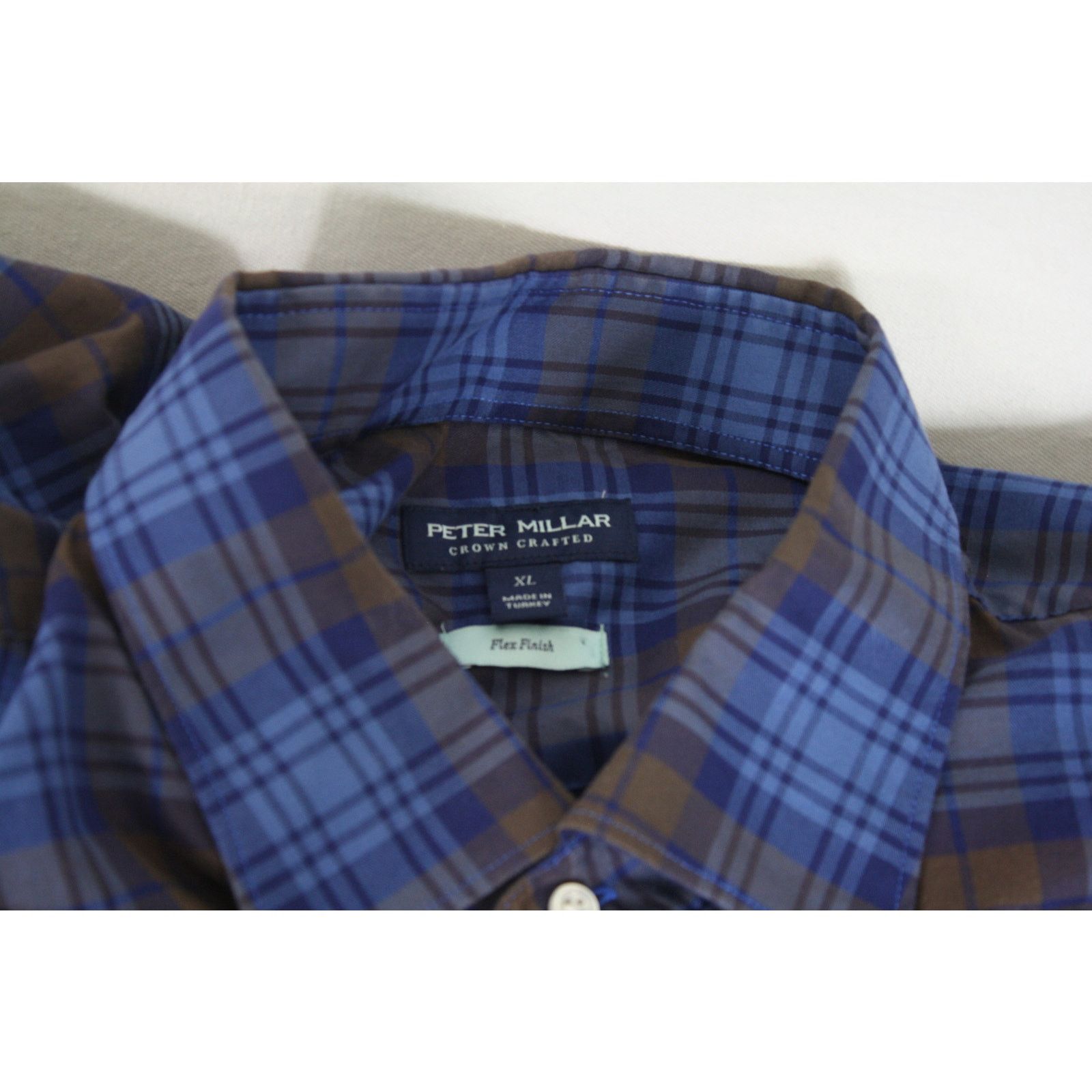 Peter Millar Peter Millar Crown Crafted Flex Finish Plaid Shirt Mens XL Size US XL / EU 56 / 4 - 5 Thumbnail
