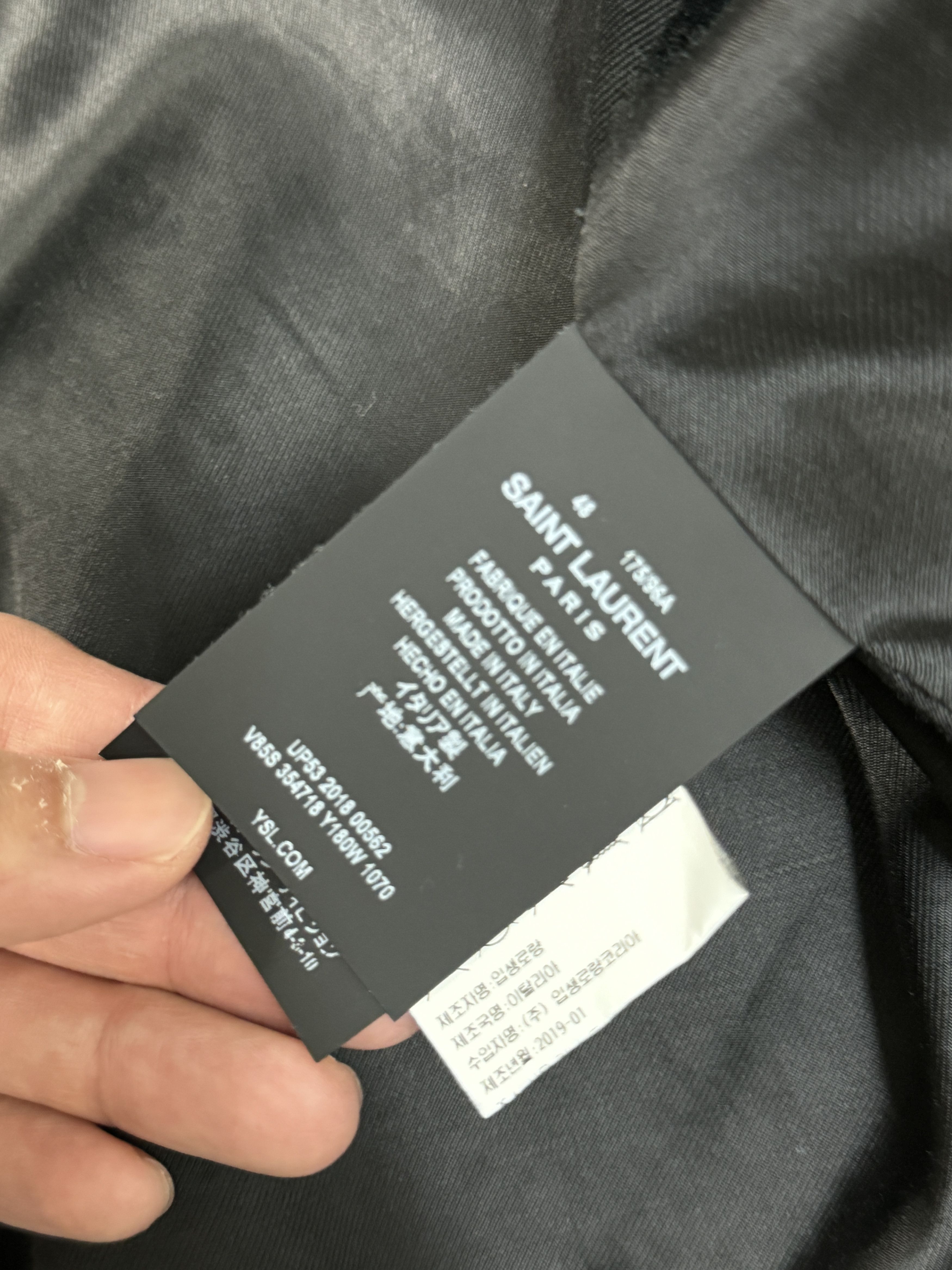 Saint Laurent Paris Saint Laurent Teddy Varsity Jacket Size 48 Size US M / EU 48-50 / 2 - 3 Thumbnail