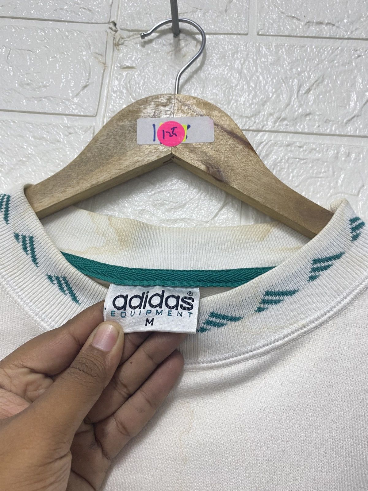 Adidas VINTAGE 90s ADIDAS EQUIPMENT CREWNECK Size US M / EU 48-50 / 2 - 5 Thumbnail
