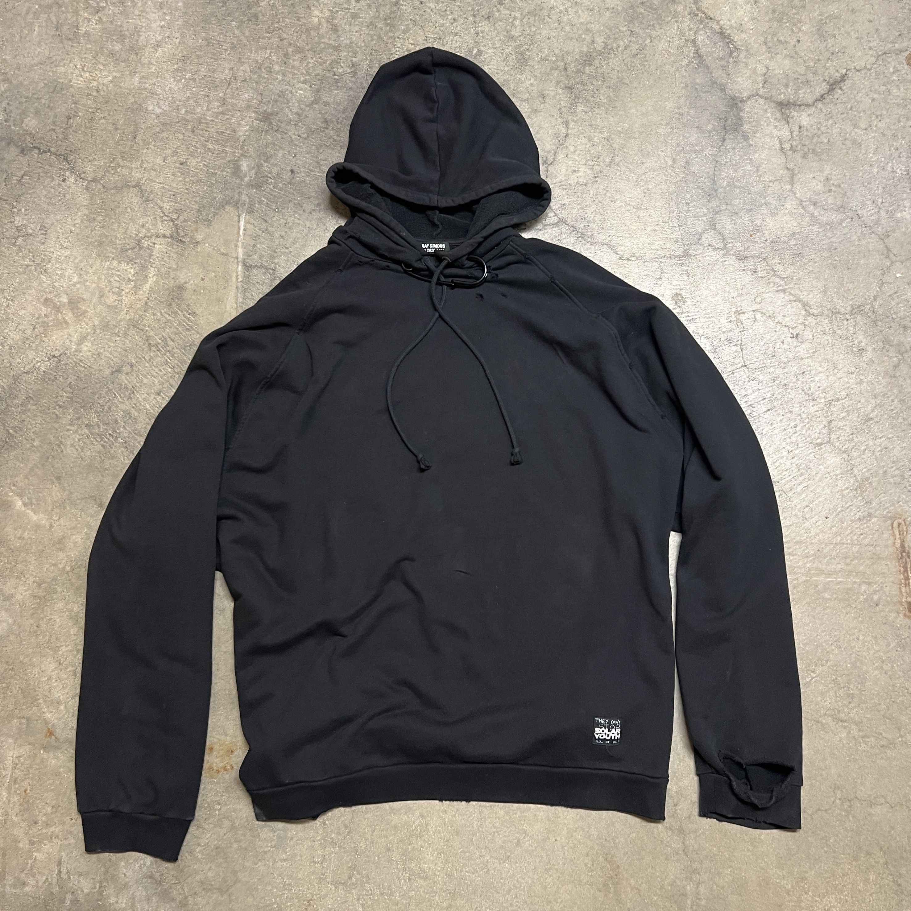 Raf Simons Raf Simons Sample Destroyed Hoodie Size US L / EU 52-54 / 3 - 2 Thumbnail