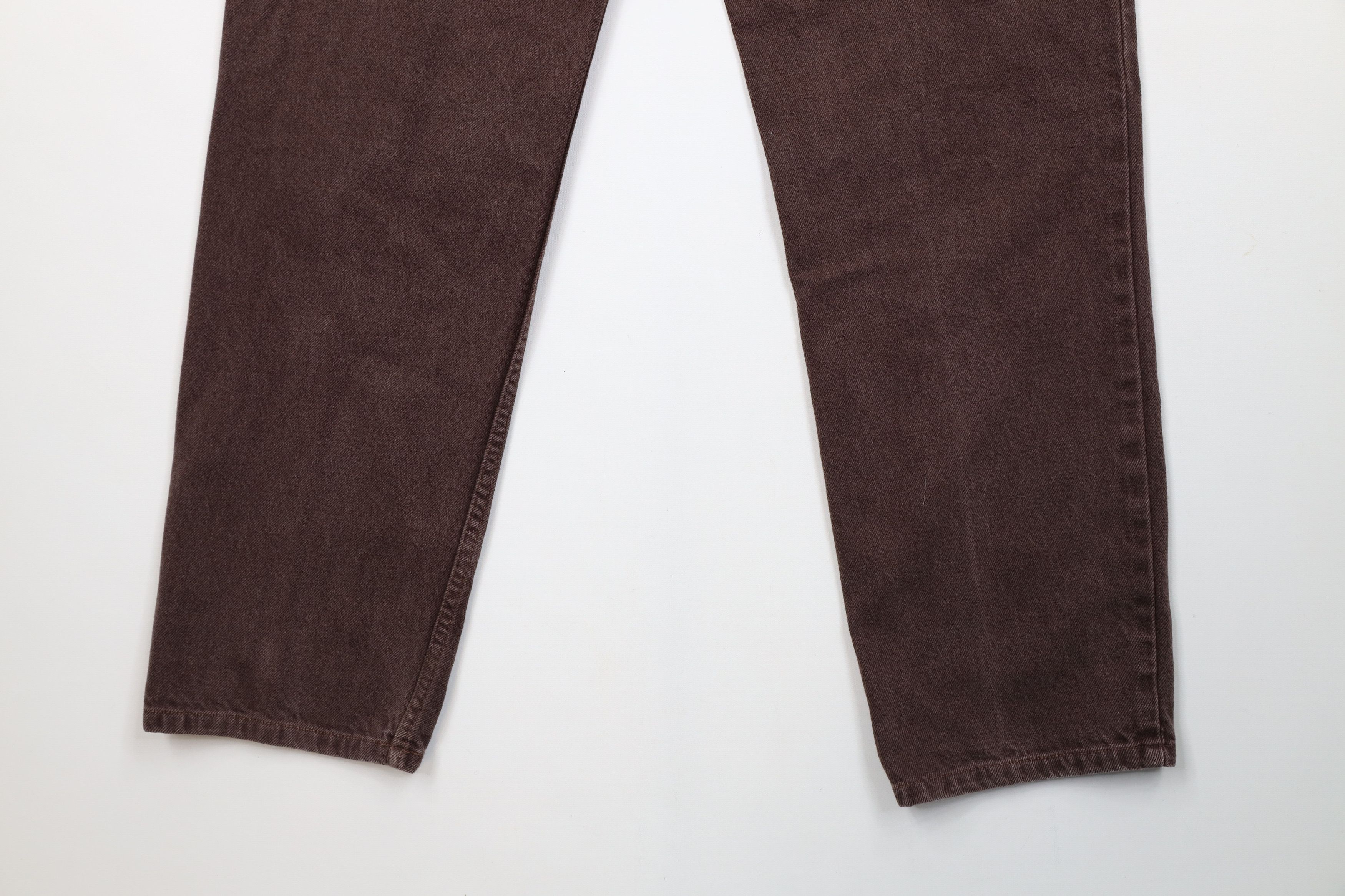 Vintage Vintage 90s Streetwear Straight Leg Denim Jeans Brown Cotton Size US 32 / EU 48 - 14 Thumbnail