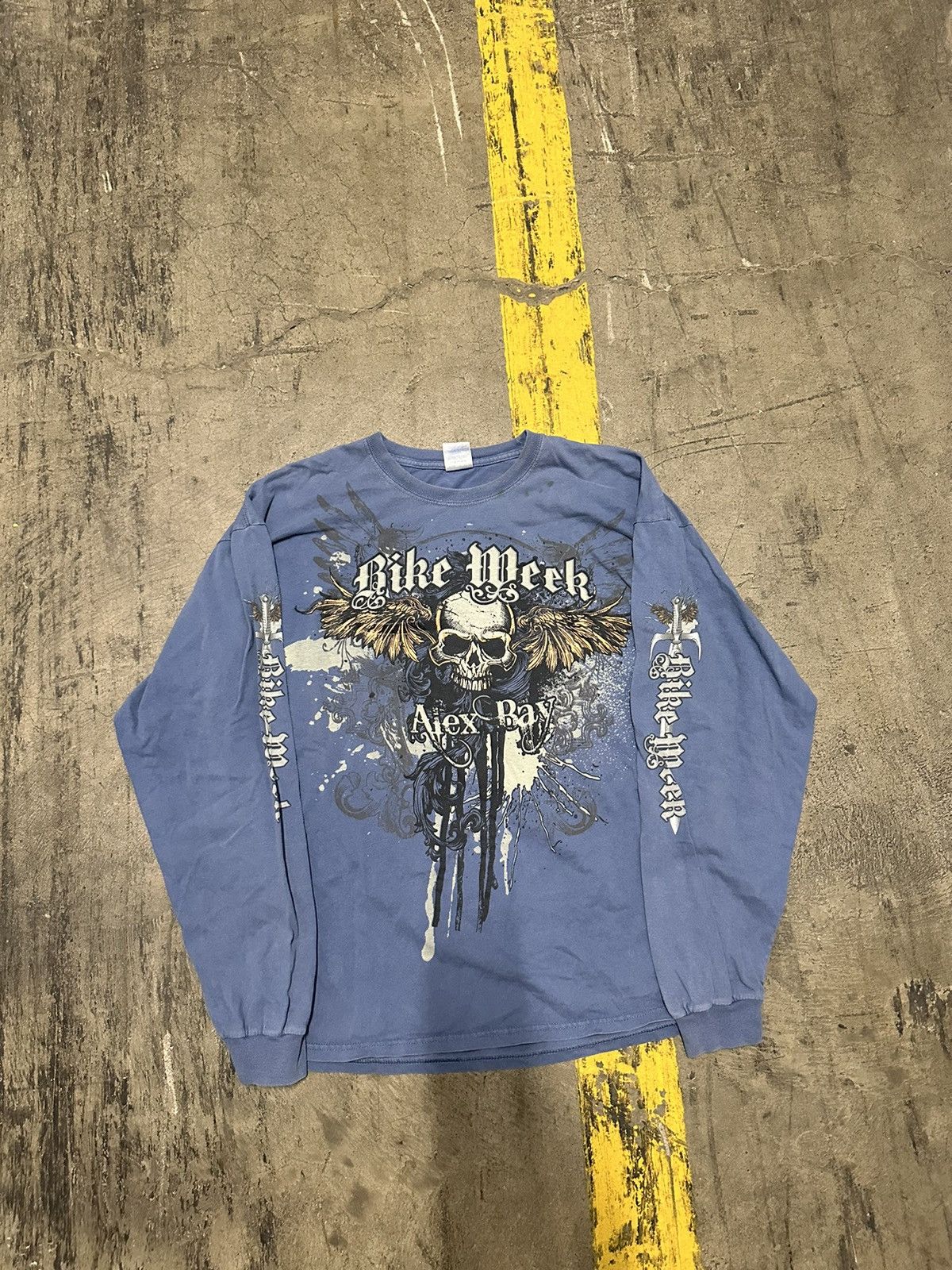 Vintage Y2K grunge biker long sleeve Size US XL / EU 56 / 4 - 1 Thumbnail