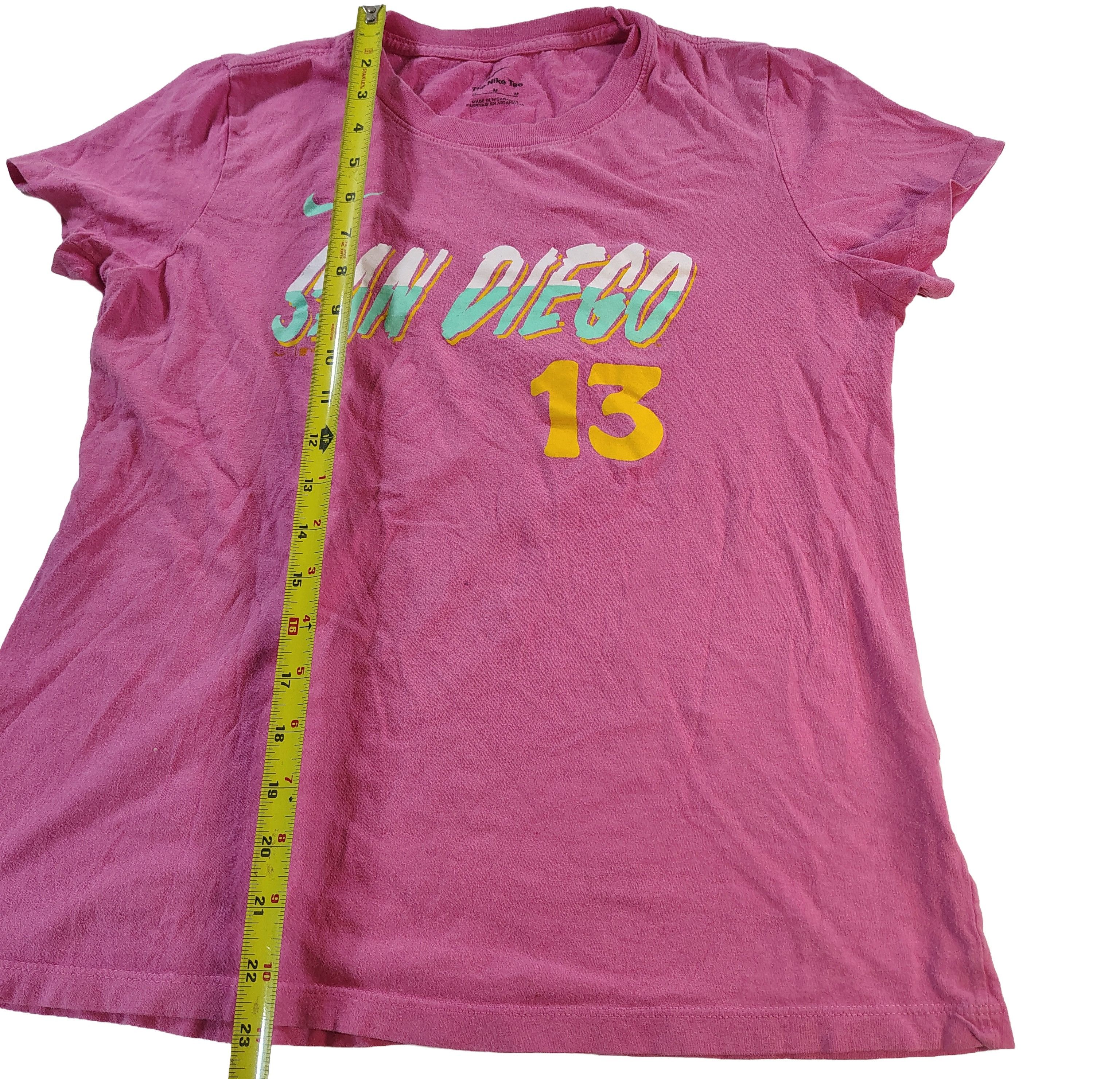 Nike Women's Nike San Diego "#13 Machado Graphic T-Shirt Size M / US 6-8 / IT 42-44 - 6 Thumbnail
