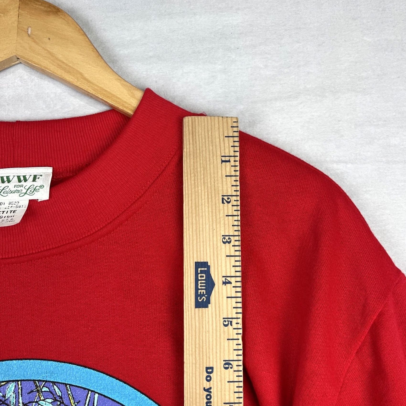 Vintage VINTAGE WWF Shirt Womens Medium Red World Wildlife Fund Sleep Nightshirt Size M / US 6-8 / IT 42-44 - 7 Thumbnail
