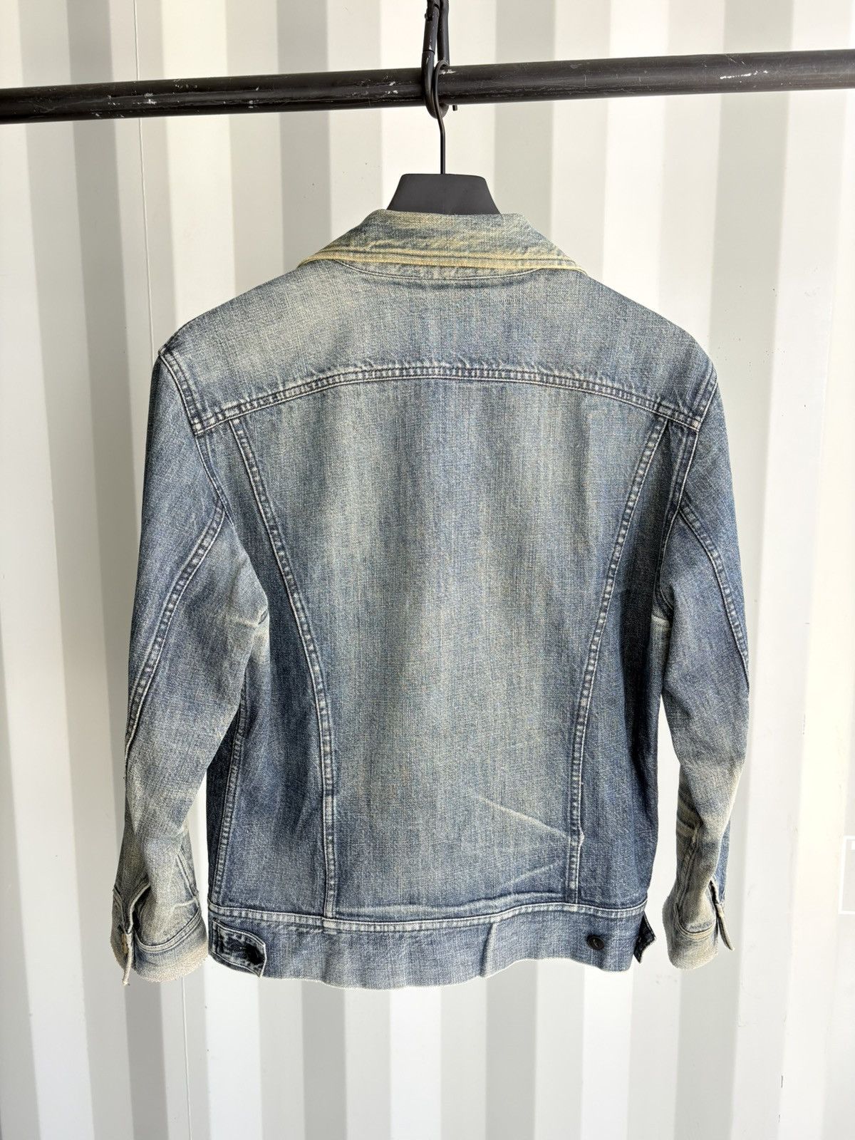 Maison Margiela FW 2005 Distressed Denim Sun Faded Jacket Thrashed Size US M / EU 48-50 / 2 - 6 Thumbnail