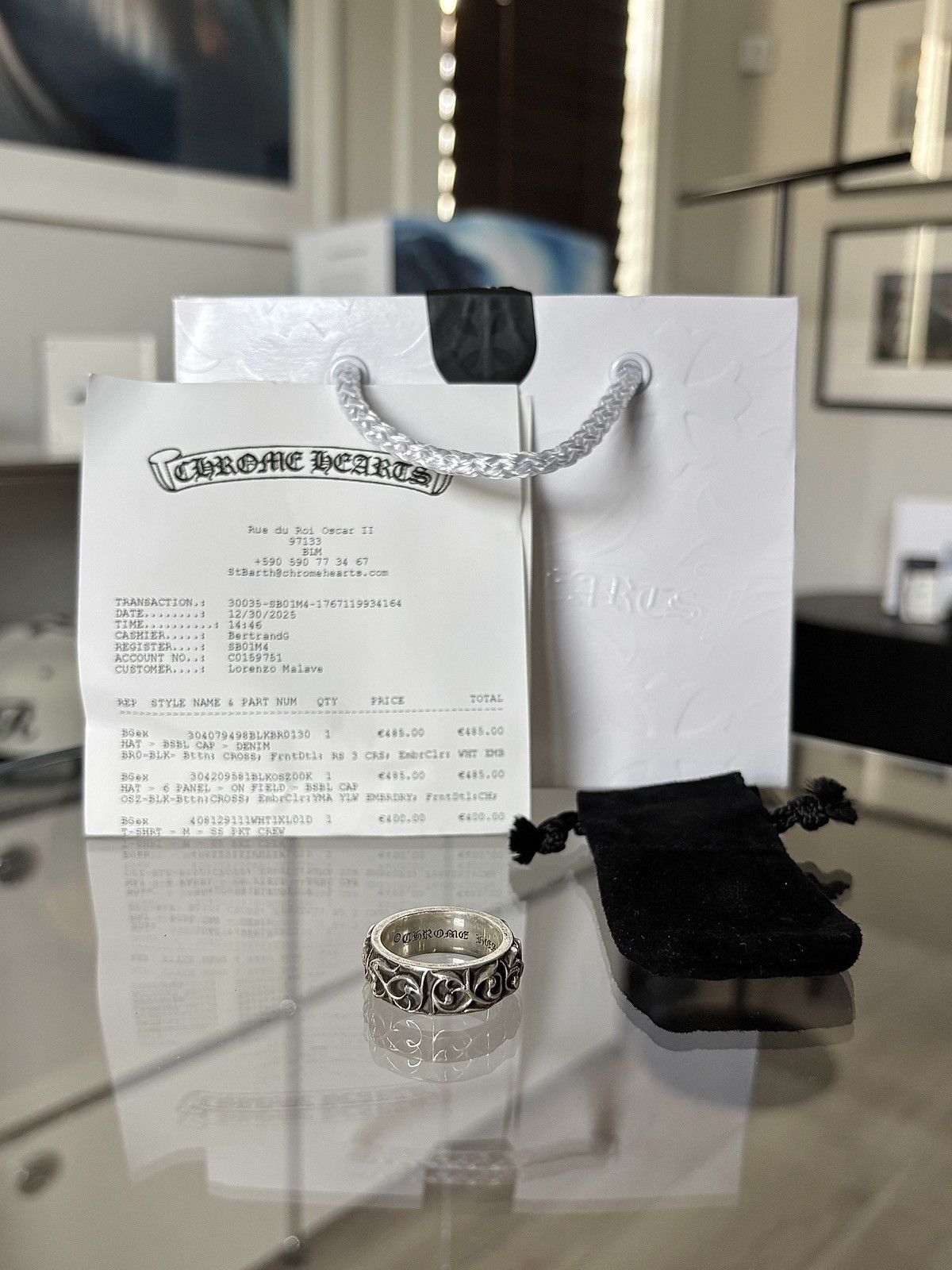 Chrome Hearts ST BARTS ETERNITY VINE RING Size ONE SIZE - 1 Thumbnail