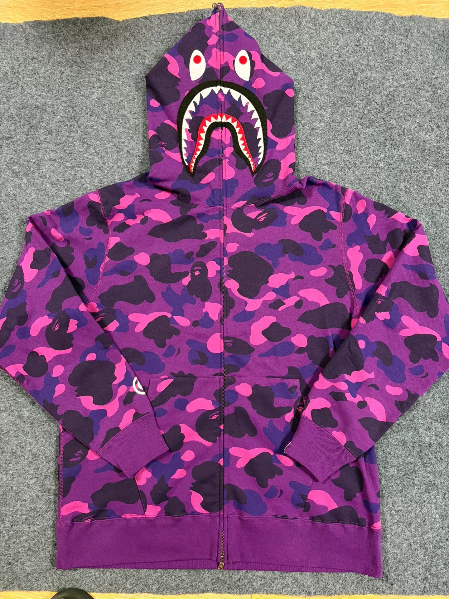 Bape Bape X Multi Shark Sweatshirt Pullover Size US XXL / EU 58 / 5 - 1 Thumbnail