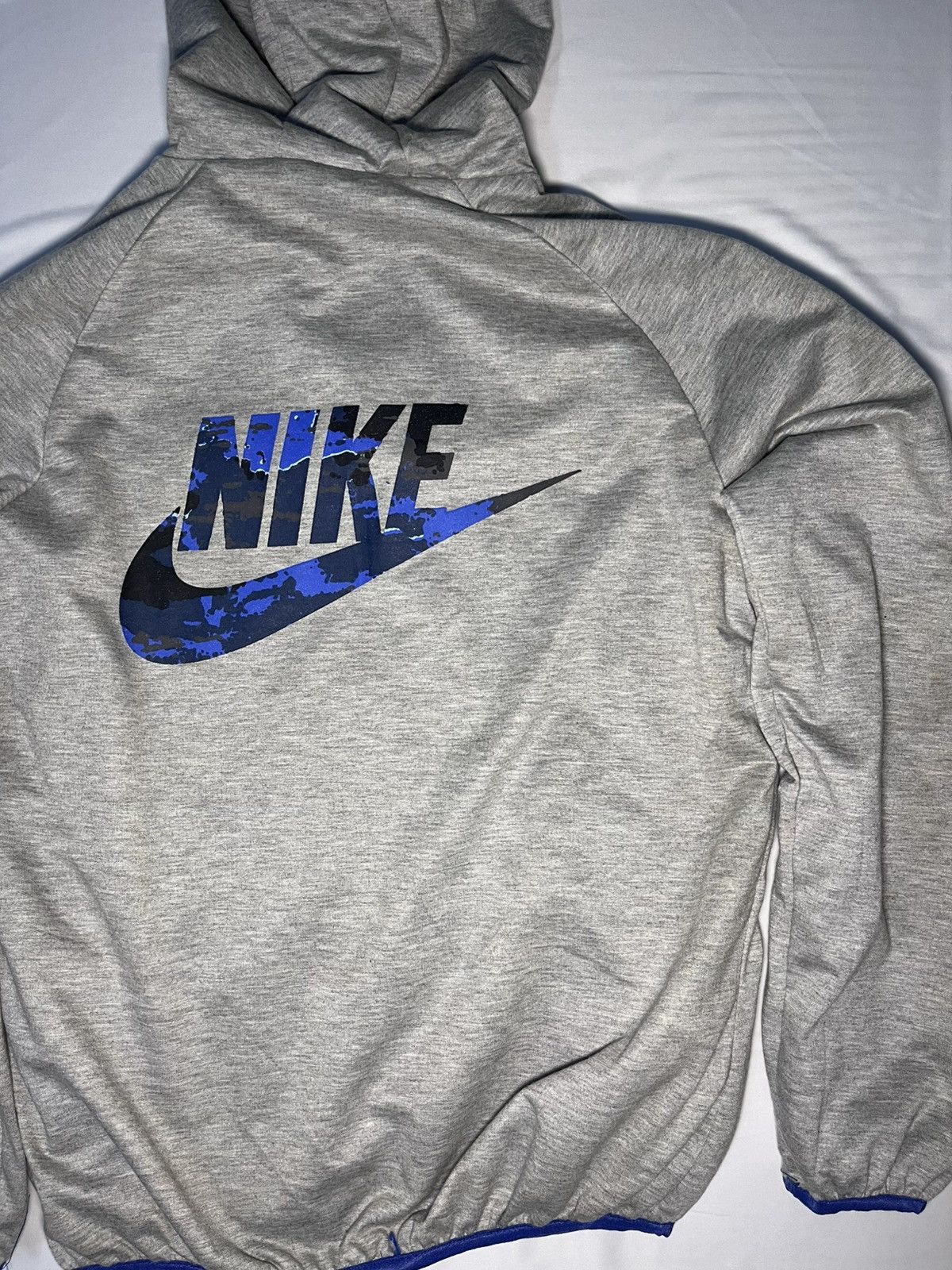 Nike Nike Audio Windbreaker (Blue Camo) Size US S / EU 44-46 / 1 - 3 Thumbnail