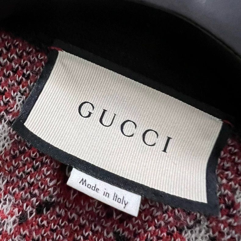 Gucci Gucci GG jacquard knitted cardigan jacket 2502-Nextarrow Size US M / EU 48-50 / 2 - 2 Thumbnail