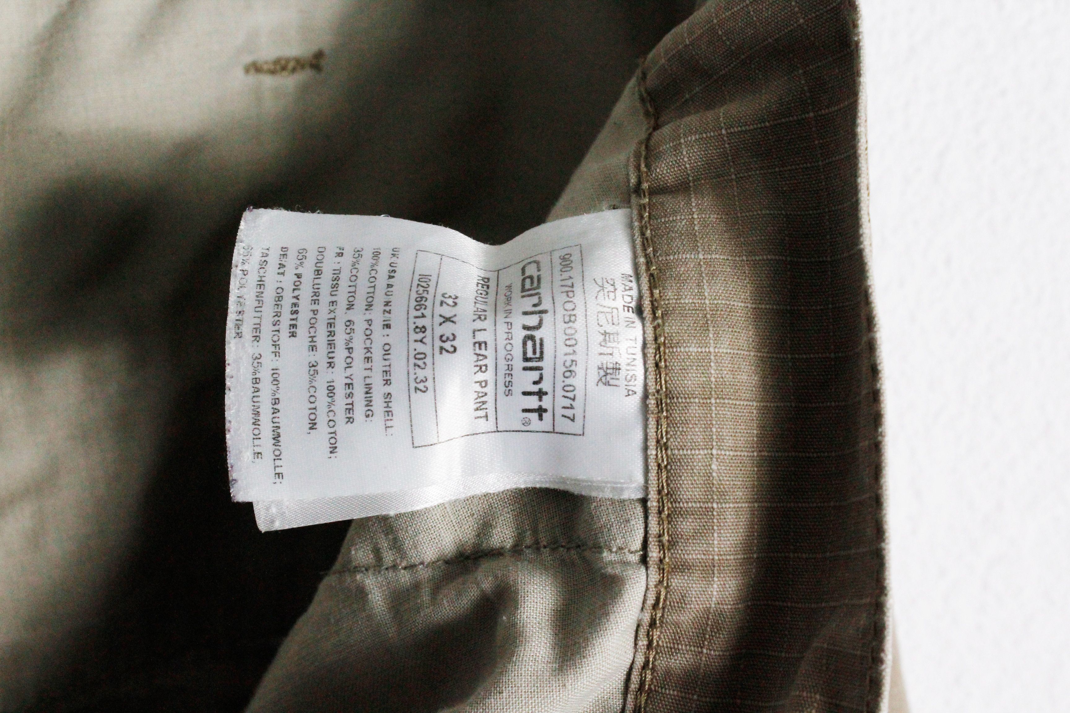 Carhartt × Carhartt Wip Carhartt Worn Regular Learn Cargo Pants Trousers Size US 32 / EU 48 - 14 Thumbnail
