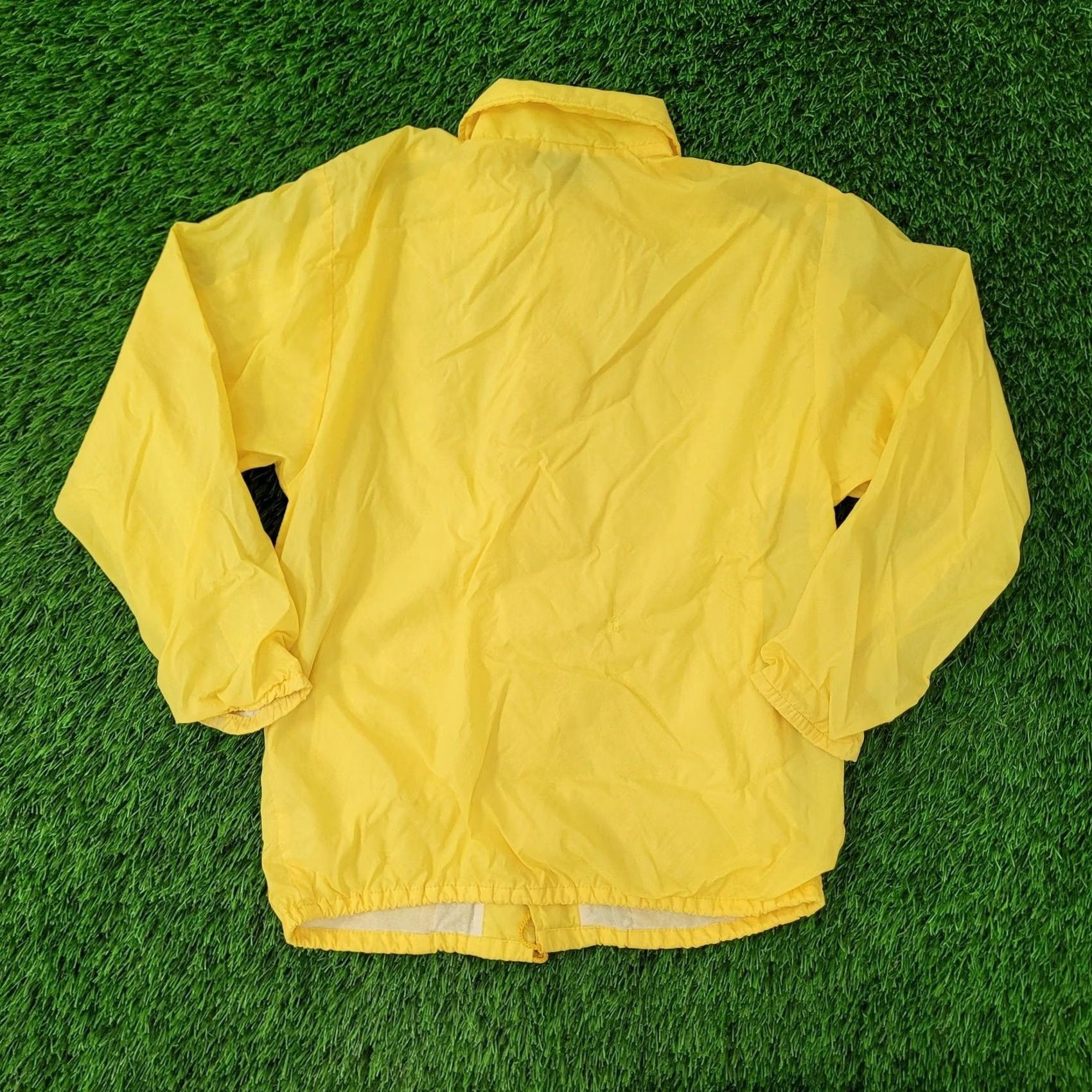 Coach VINTAGE Aristo-Jac Coach Jacket Womens S/M Baggy 20x26 Yellow 80s Retro Hipster Outdoor Outerwear Casual Womens Size S / US 4 / IT 40 - 2 Thumbnail