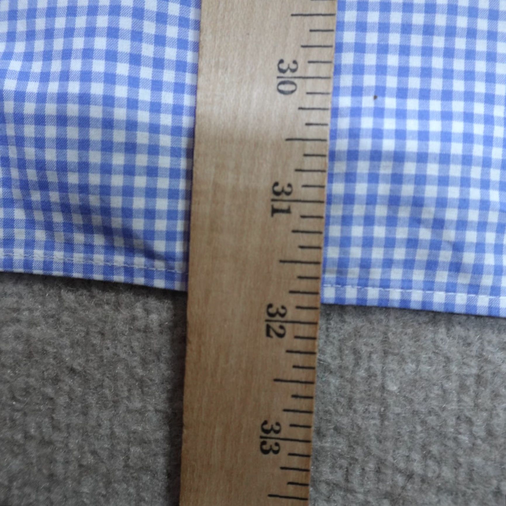 Polo Ralph Lauren Polo Ralph Lauren Shirt XL Blue Gingham Cotton Spread Collar Button-Up Shirt Mens Regular Size XL Size US XL / EU 56 / 4 - 5 Thumbnail