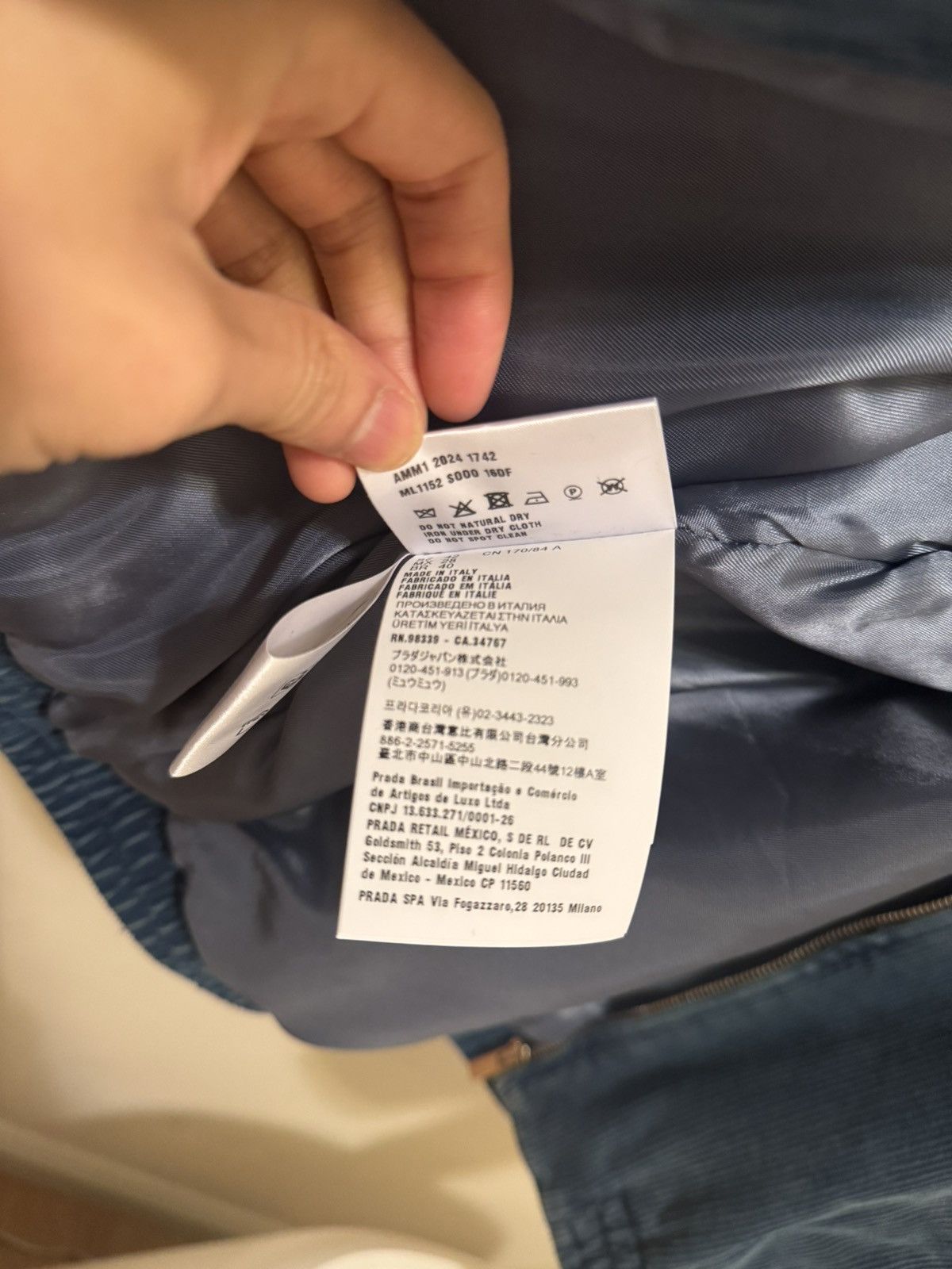 Miu Miu Miu Miu Denim Corduroy Bomber Jacket Size M / US 6-8 / IT 42-44 - 8 Thumbnail
