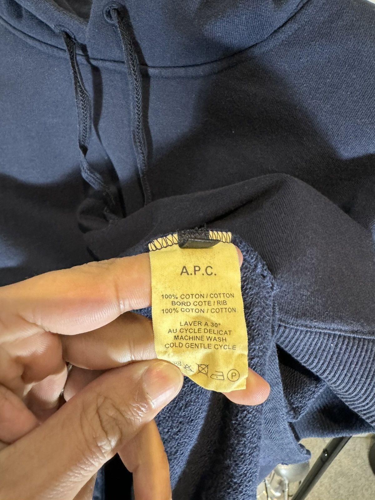 A.P.C. × Kanye West APC Kanye West Navy Hooded Sweatshirt Size US S / EU 44-46 / 1 - 9 Thumbnail