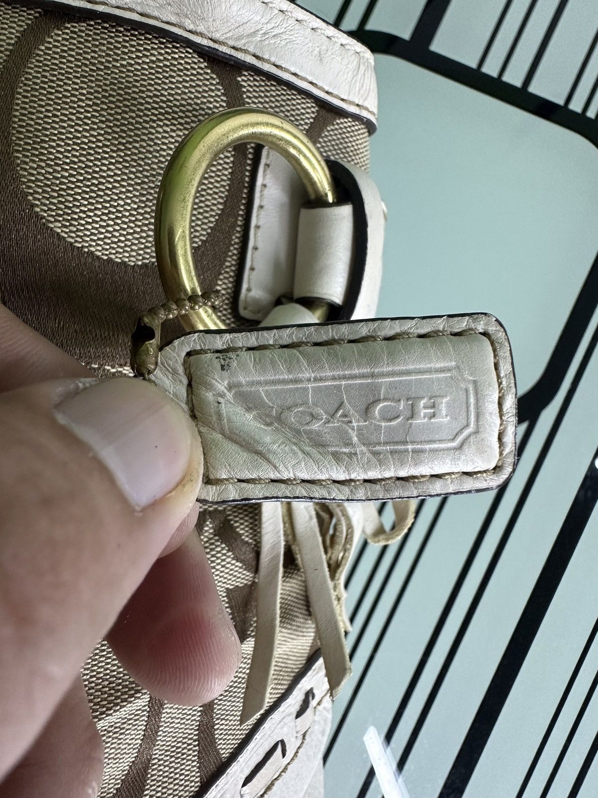Coach Vintage Handbag Coach Leather Bag Size ONE SIZE - 7 Thumbnail