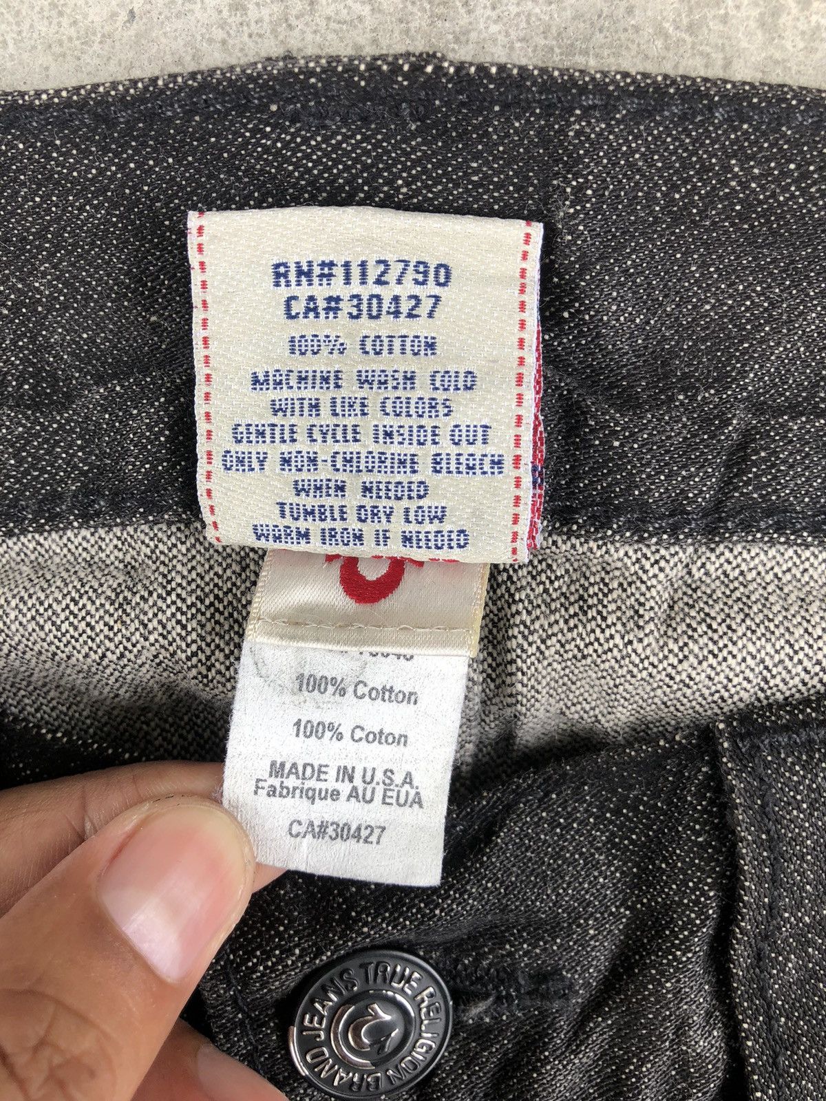 True Religion Vintage True Religion Ricky Distressed Jeans Size US 35 - 16 Thumbnail