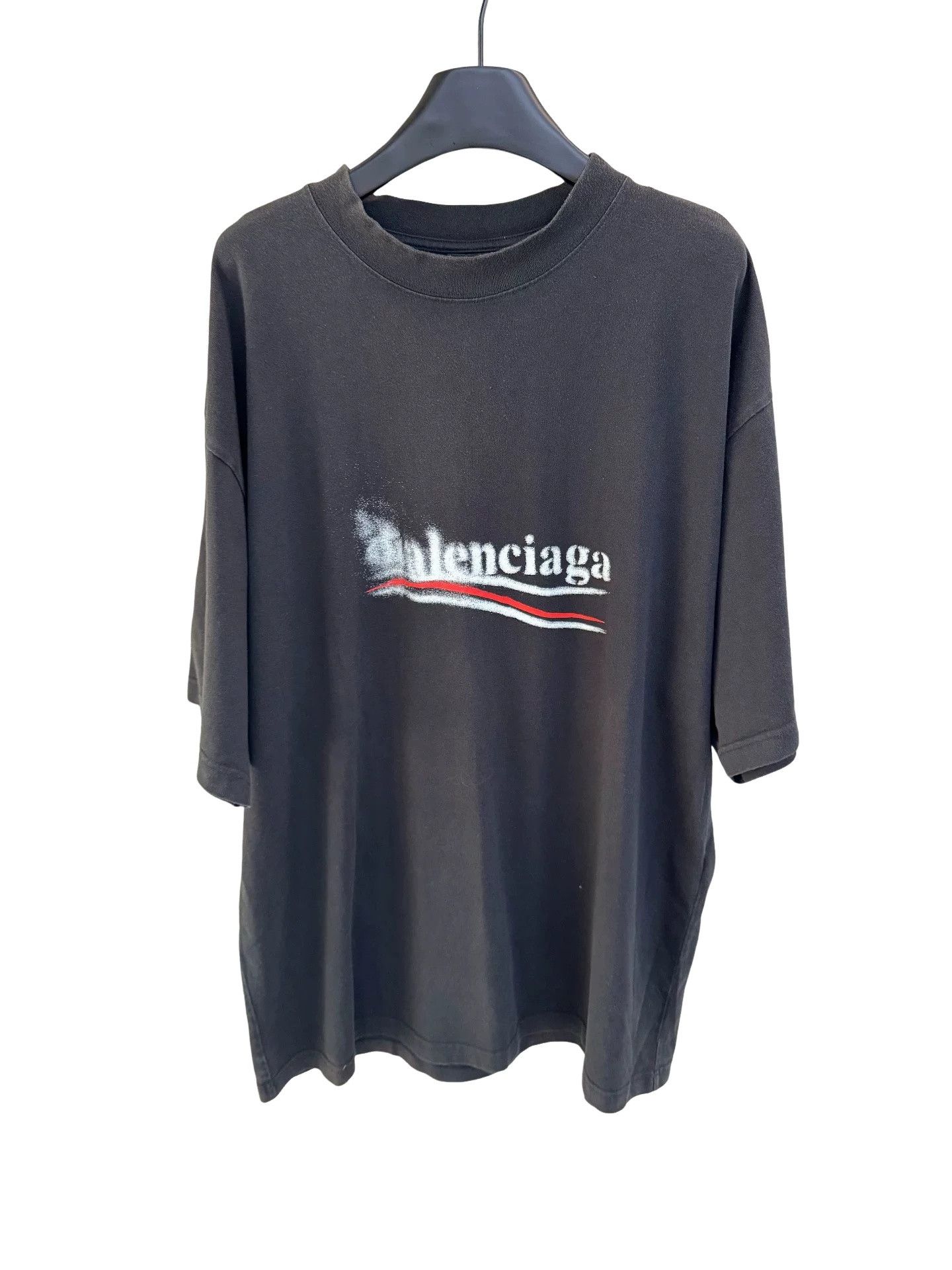 Balenciaga Balenciaga Logo Graphic T-Shirt Size L Size US L / EU 52-54 / 3 - 1 Thumbnail