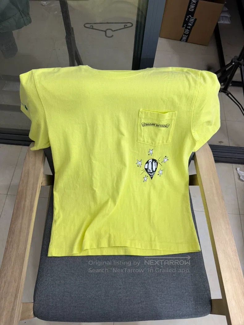 Chrome Hearts CHROME HEARTS Size M Chain smiley face printed short sleeve Size US M / EU 48-50 / 2 - 2 Thumbnail