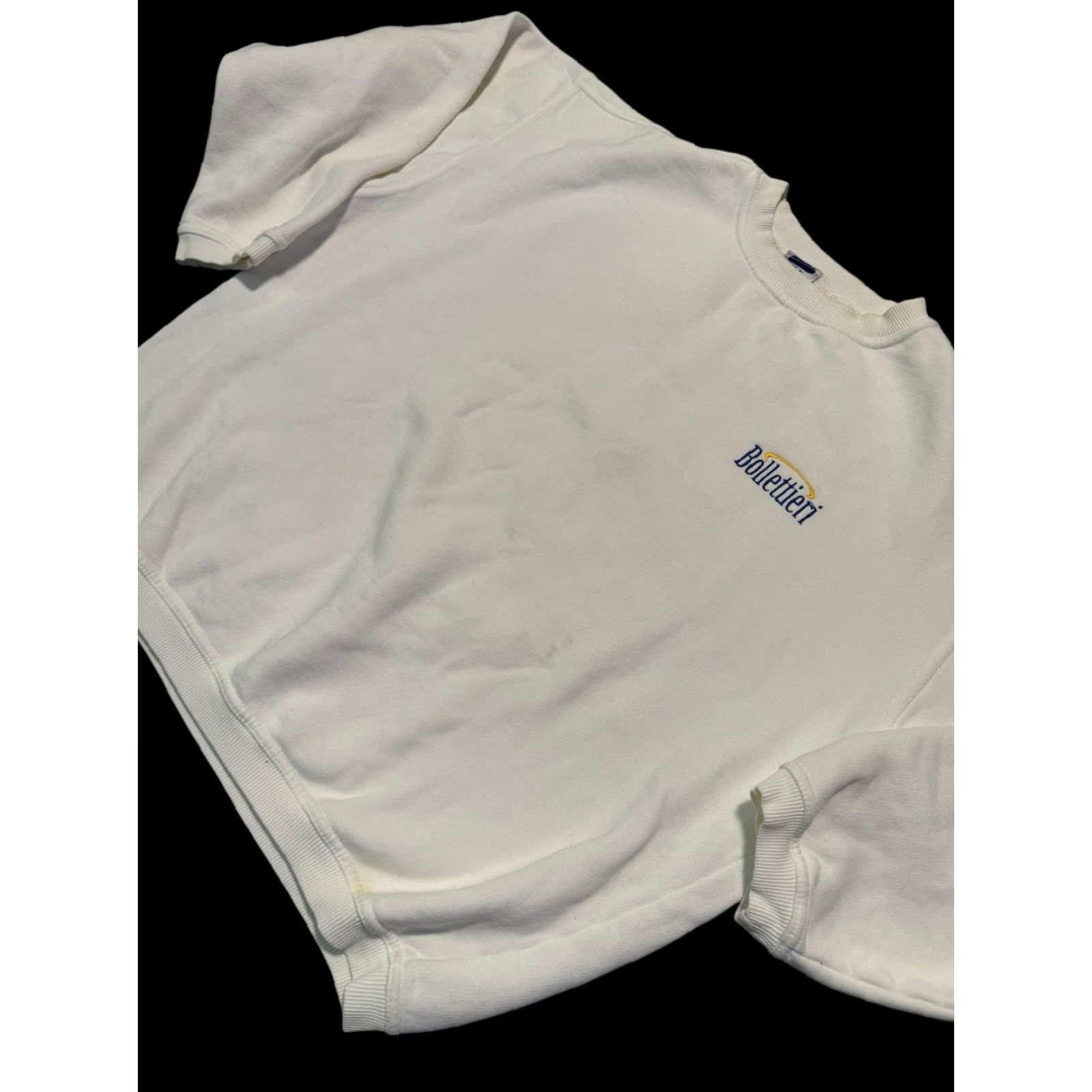 Fila VINTAGE Fila Nick Bollettieri Crewneck Tennis Sweatshirt White XL Rare - Men's Streetwear 90s Graphic Print Sweatshirt Size US XL / EU 56 / 4 - 5 Thumbnail