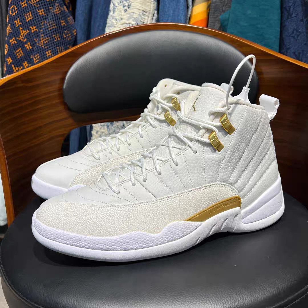 Jordan Brand Air Jordan 12 OVO White Gold K15 Size US 11 / EU 44 - 1 Thumbnail