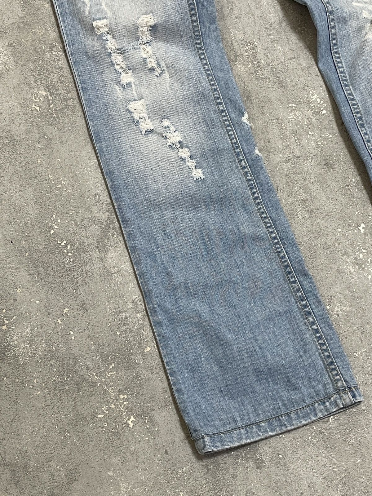 Dolce & Gabbana Vintage Dolce&Gabbana Y2K Archive Distressed Denim Jeans Size 30" / US 8 / IT 44 - 4 Thumbnail