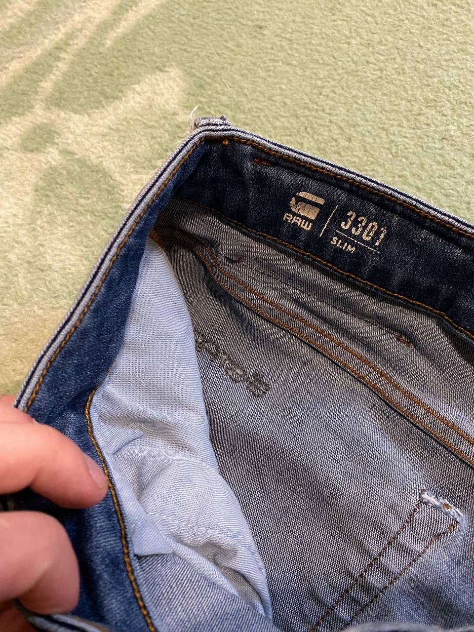 G-Star Vintage G-Star Raw 3301 Slim Denim Jeans Size 32 Size US 32 / EU 48 - 2 Thumbnail