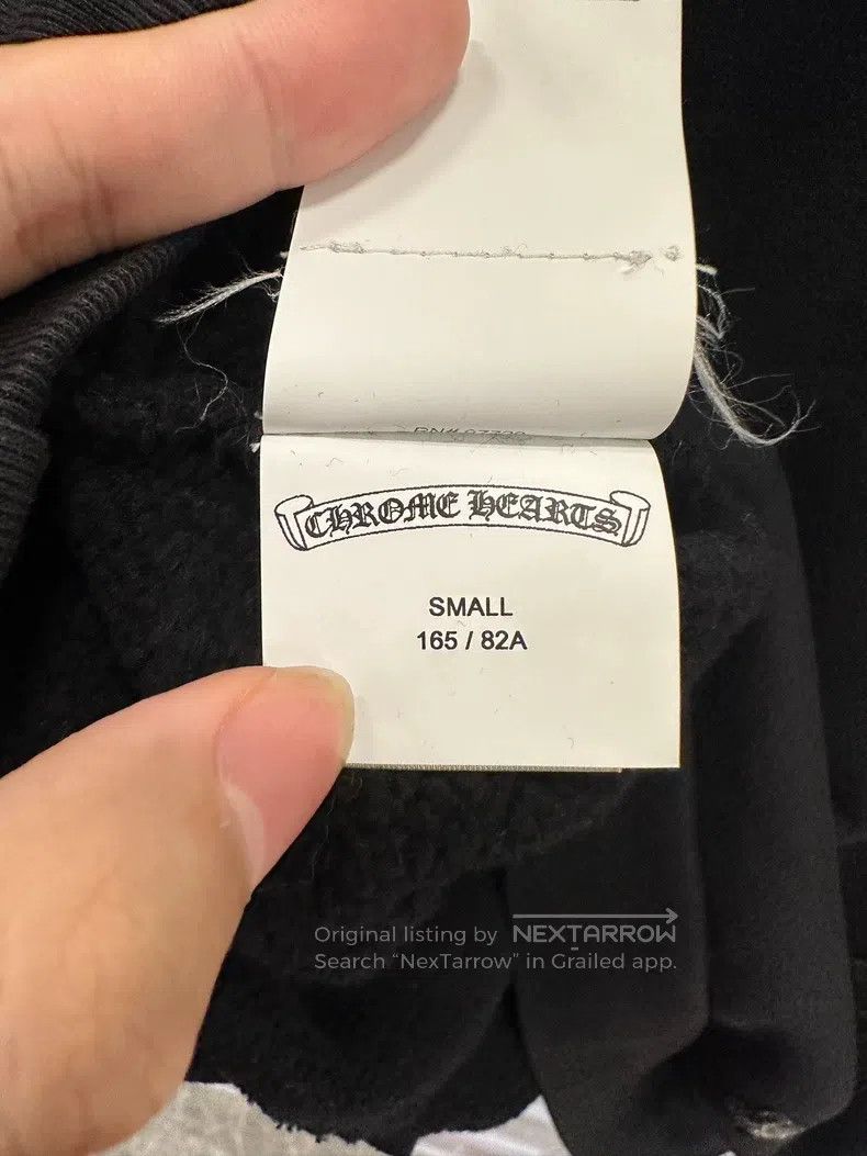 Chrome Hearts CHROME HEARTS Size S Cross-skin black half zipper sweater Size US S / EU 44-46 / 1 - 6 Thumbnail