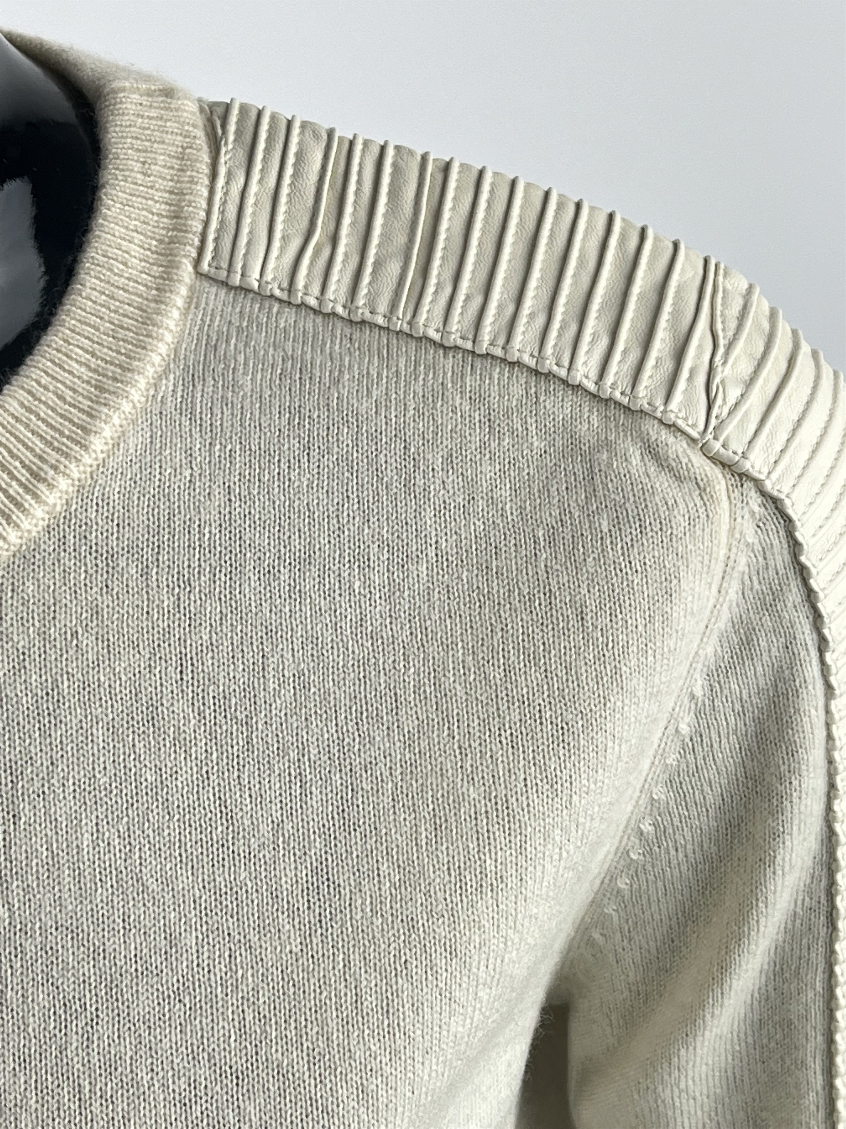 Maje Maje Ivory Wool Cashmere Jumper Sweater Size 1 Size S / US 4 / IT 40 - 5 Thumbnail