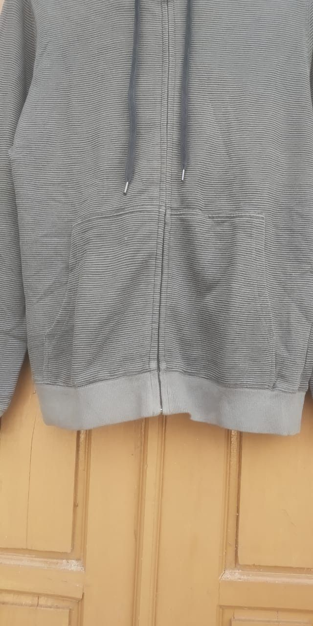 Beams Plus Beams stripe zipper hoodie Size US M / EU 48-50 / 2 - 3 Thumbnail