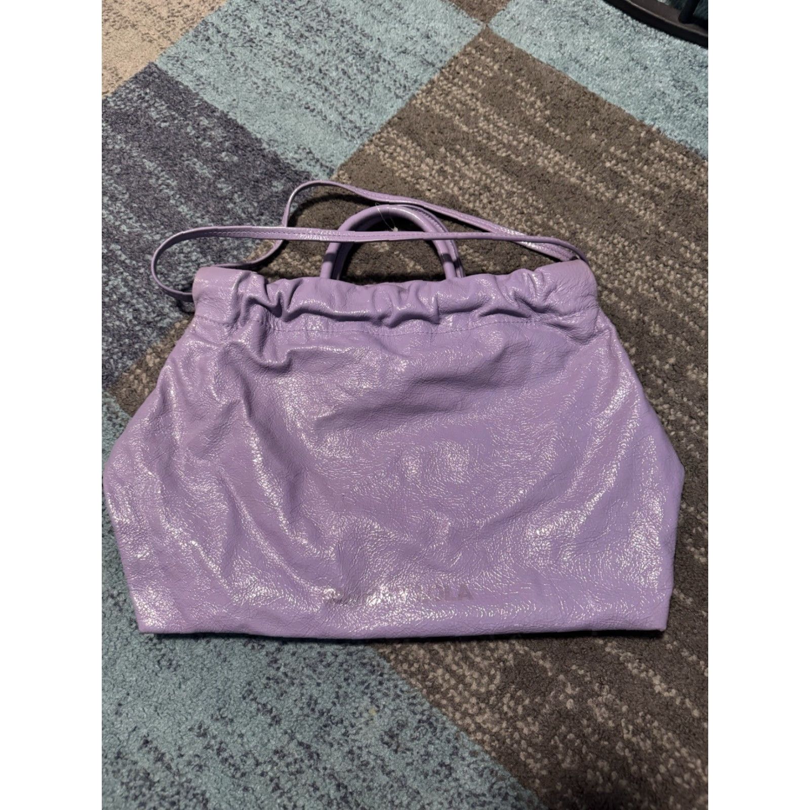 BIMBA Y LOLA BIMBA Y LOLA Syrup Collection Purple Leather Bag Tote Women OS Purple Leather Bag Size ONE SIZE - 3 Thumbnail