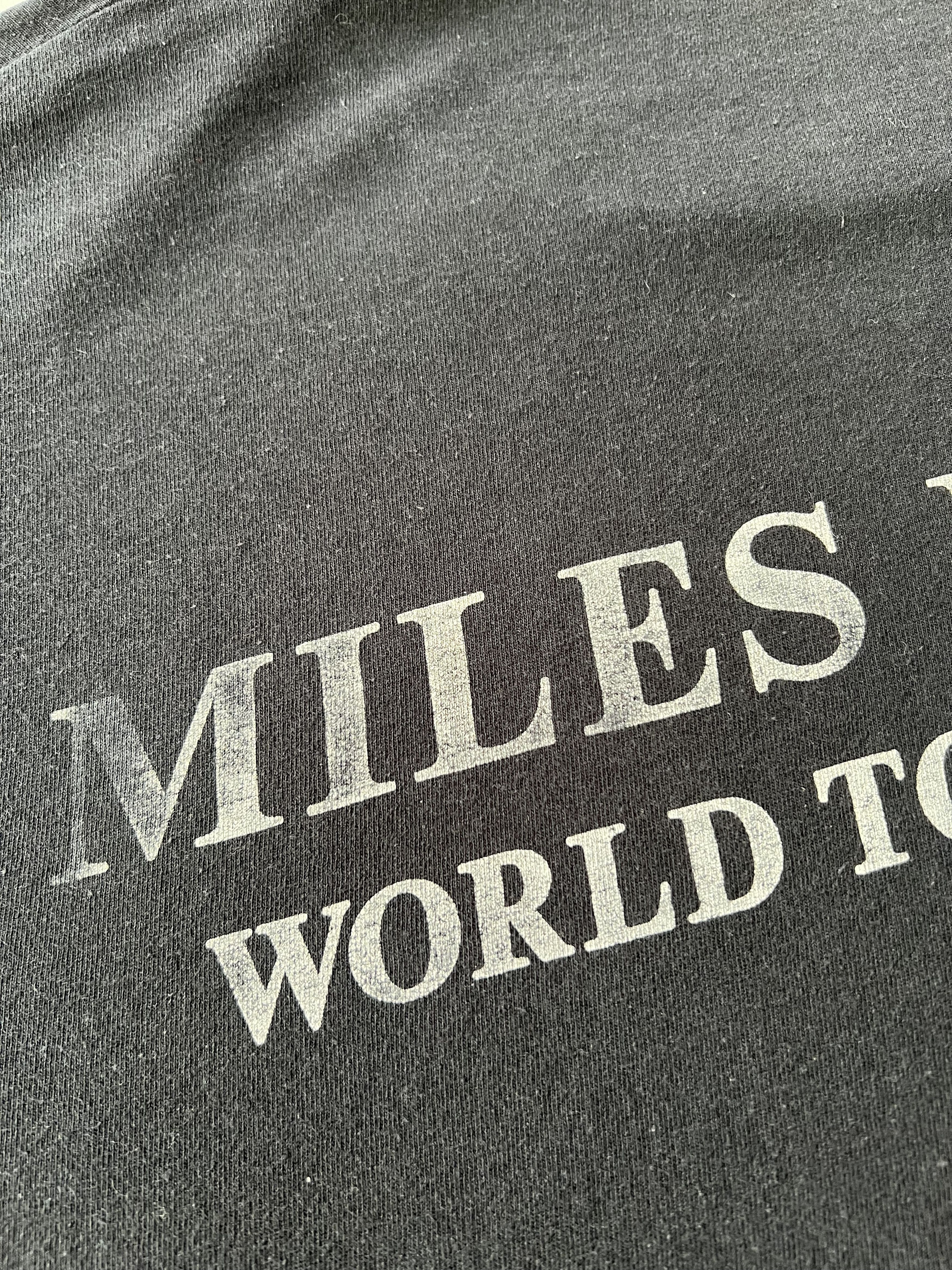 Band Tees Vintage 1990 Miles Davis World Tour Jazz Black T-shirt Size US M / EU 48-50 / 2 - 14 Thumbnail