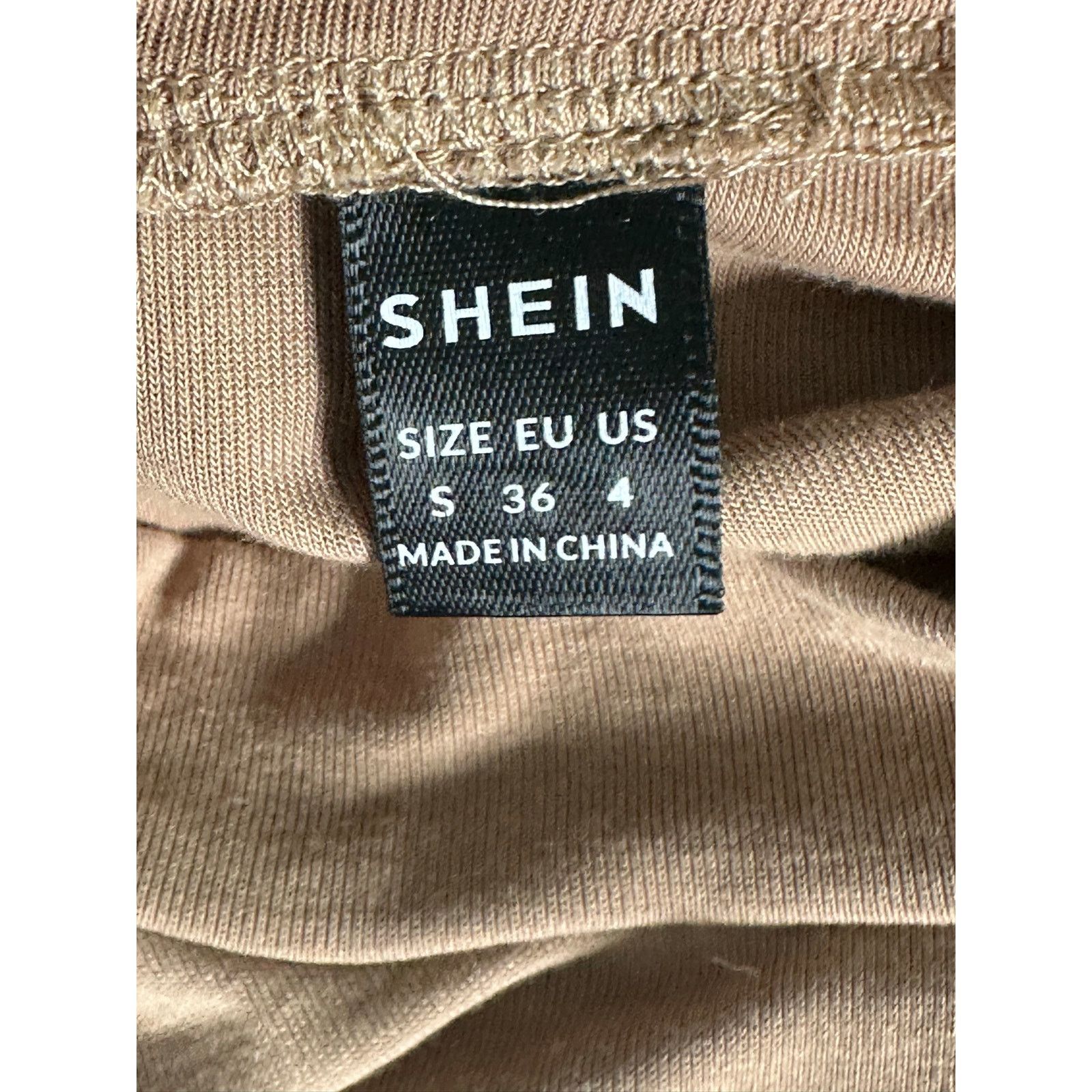 Shein Shein beige long sleeves t shirt top size Small Size S / US 4 / IT 40 - 3 Thumbnail