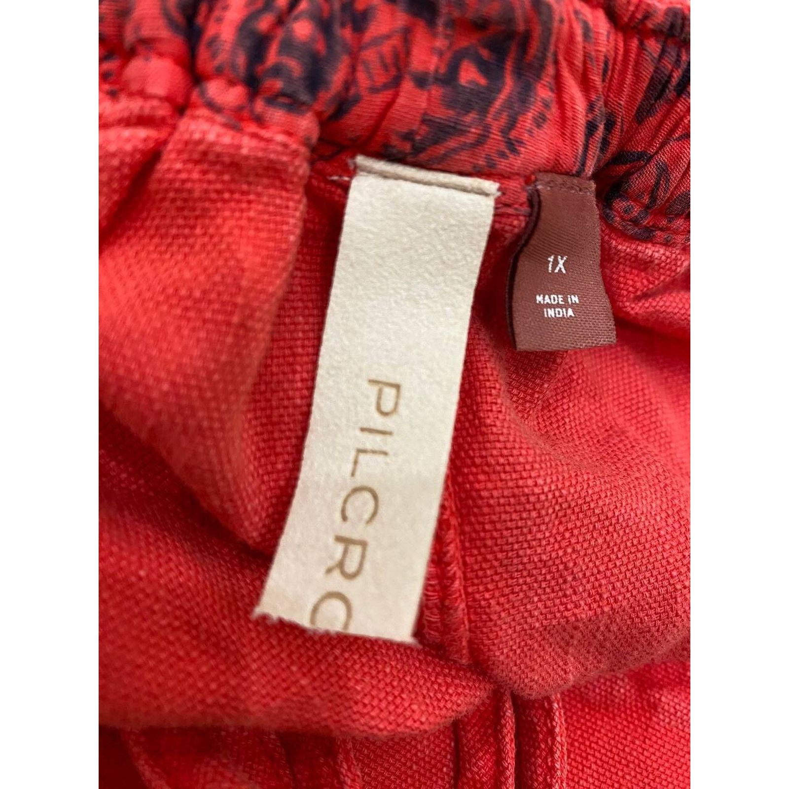 Anthropologie Anthropologie Pilcro Midi Cotton Dress Red Size 1X A000104 Size 3XL / US 20-22 - 7 Thumbnail