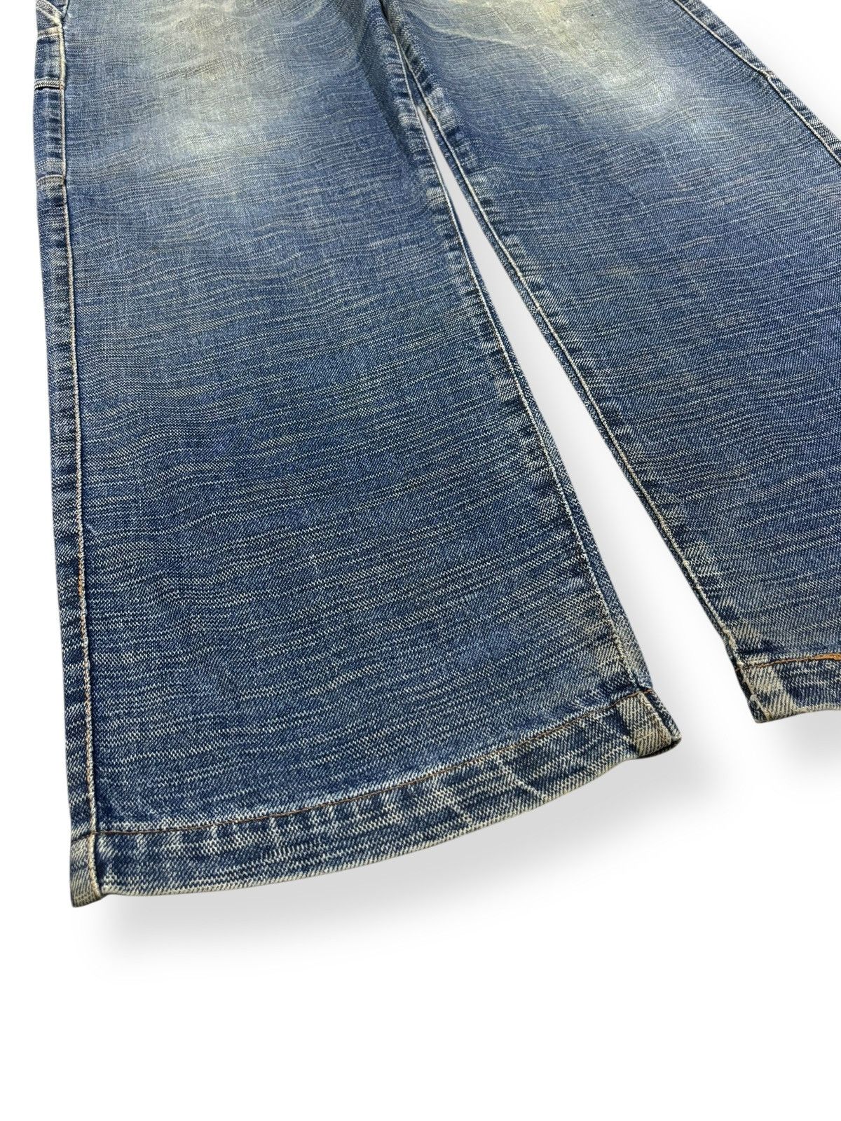 JNCO Vintage 90s Conart Faded Washed Baggy Carpenter Jeans Size US 33 - 6 Thumbnail