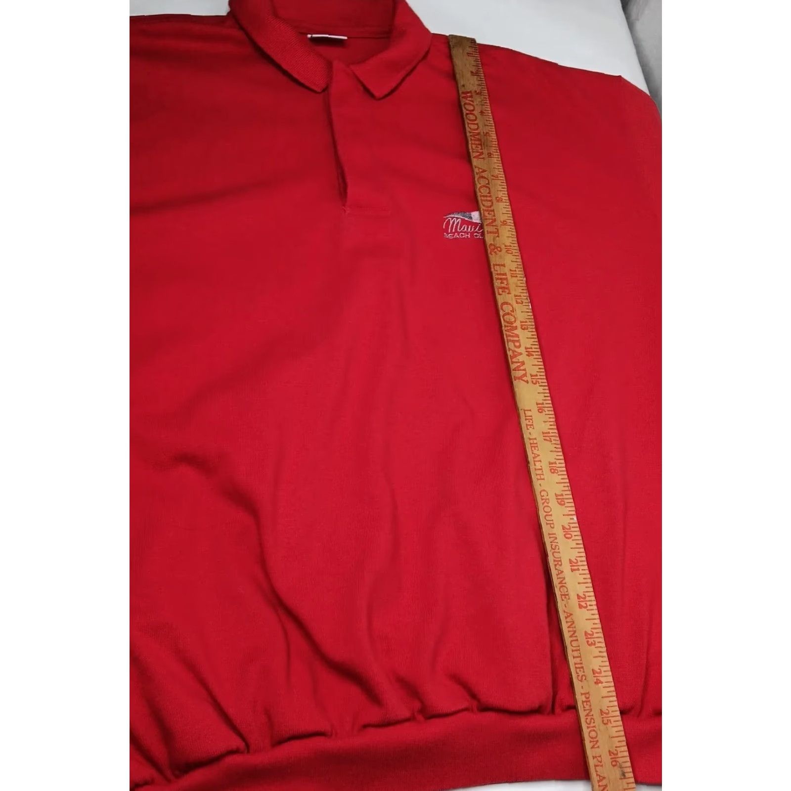 Vintage Crazy Shirts Hawaii Polo Shirt Men L Red Long Sleeve Collared Shirt Size US L / EU 52-54 / 3 - 7 Thumbnail