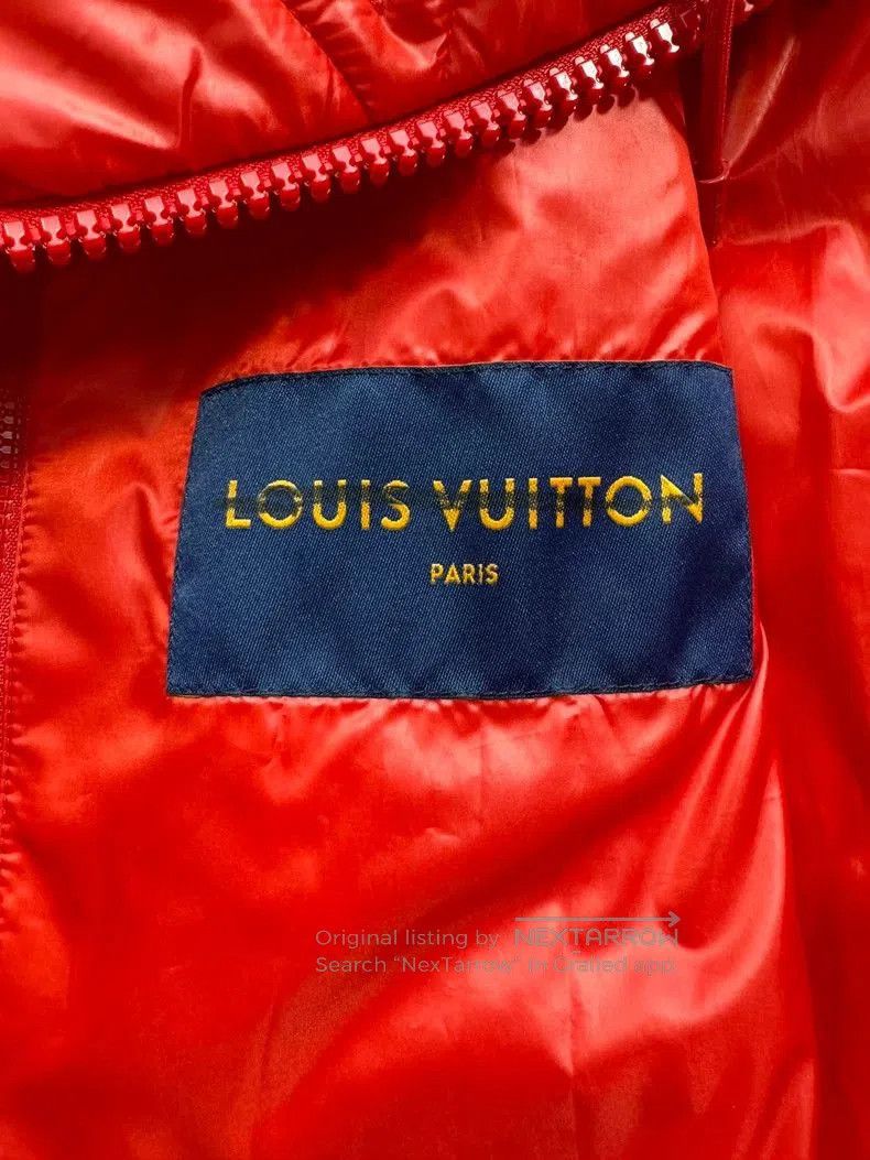 Louis Vuitton Louis Vuitton Red Quilted Down Jacket. Size US L / EU 52-54 / 3 - 5 Thumbnail