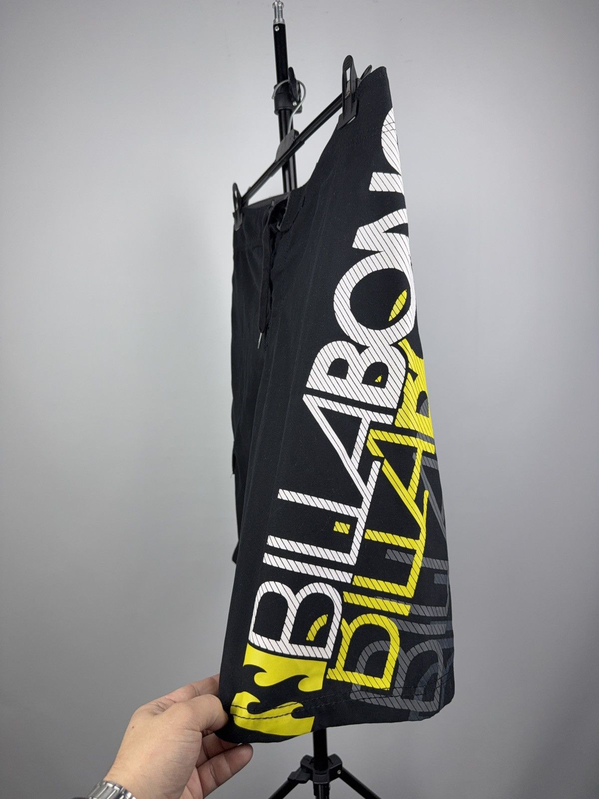 Billabong Retro Y2K 00s Billabong Black Logo Surf Board Shorts sz 32 Size US 32 / EU 48 - 4 Thumbnail