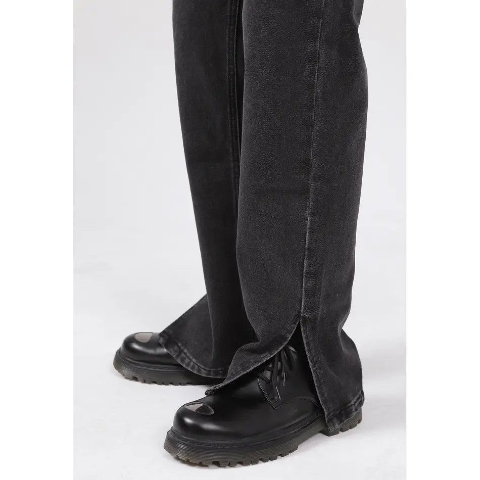 Japanese Brand Retro loose straight leg casual jeans Size US 32 / EU 48 - 4 Thumbnail