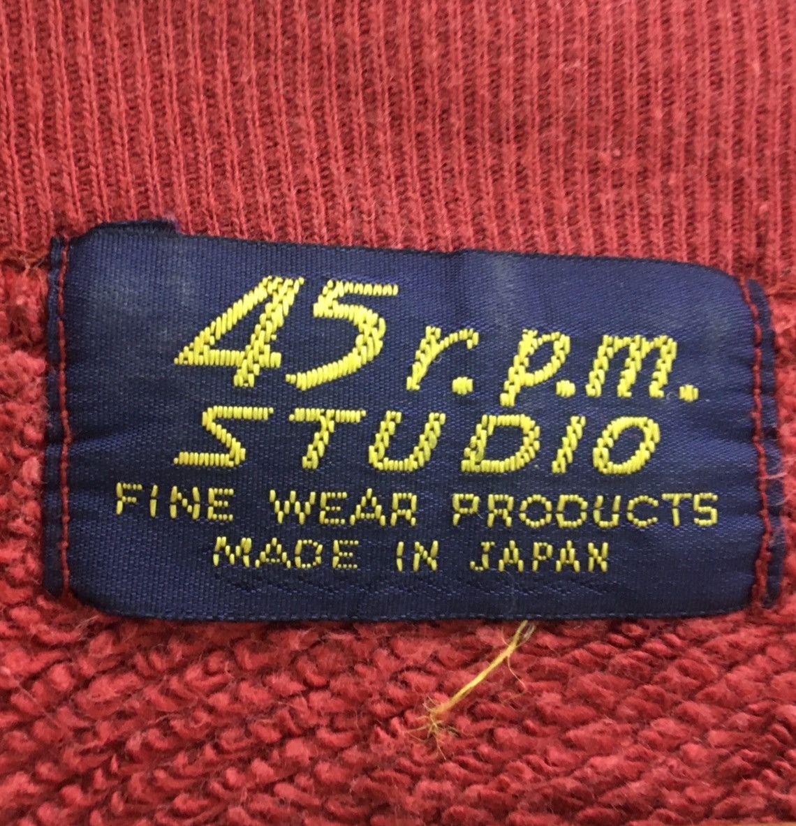 45rpm × Vintage Vintage 1998 45 RPM Studio Crewneck Made In Japan Size US S / EU 44-46 / 1 - 6 Thumbnail