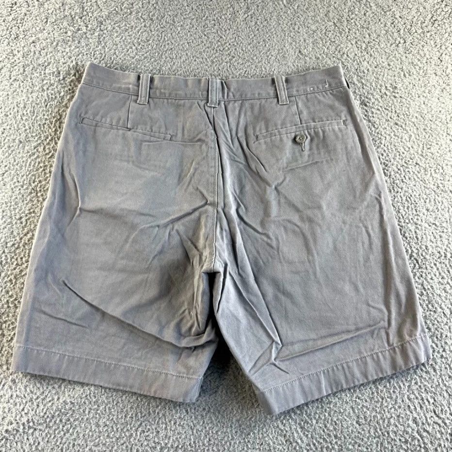 J.Crew J. Crew Gramercy Shorts Mens 34 Gray Chino Flat Front Twill Outdoor Beach 9" Inseam Size US 34 / EU 50 - 2 Thumbnail