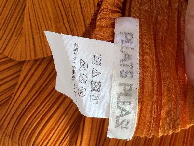 Issey Miyake issey miyake size:3 Orange short-sleeved top Size L / US 10 / IT 46 - 2 Thumbnail