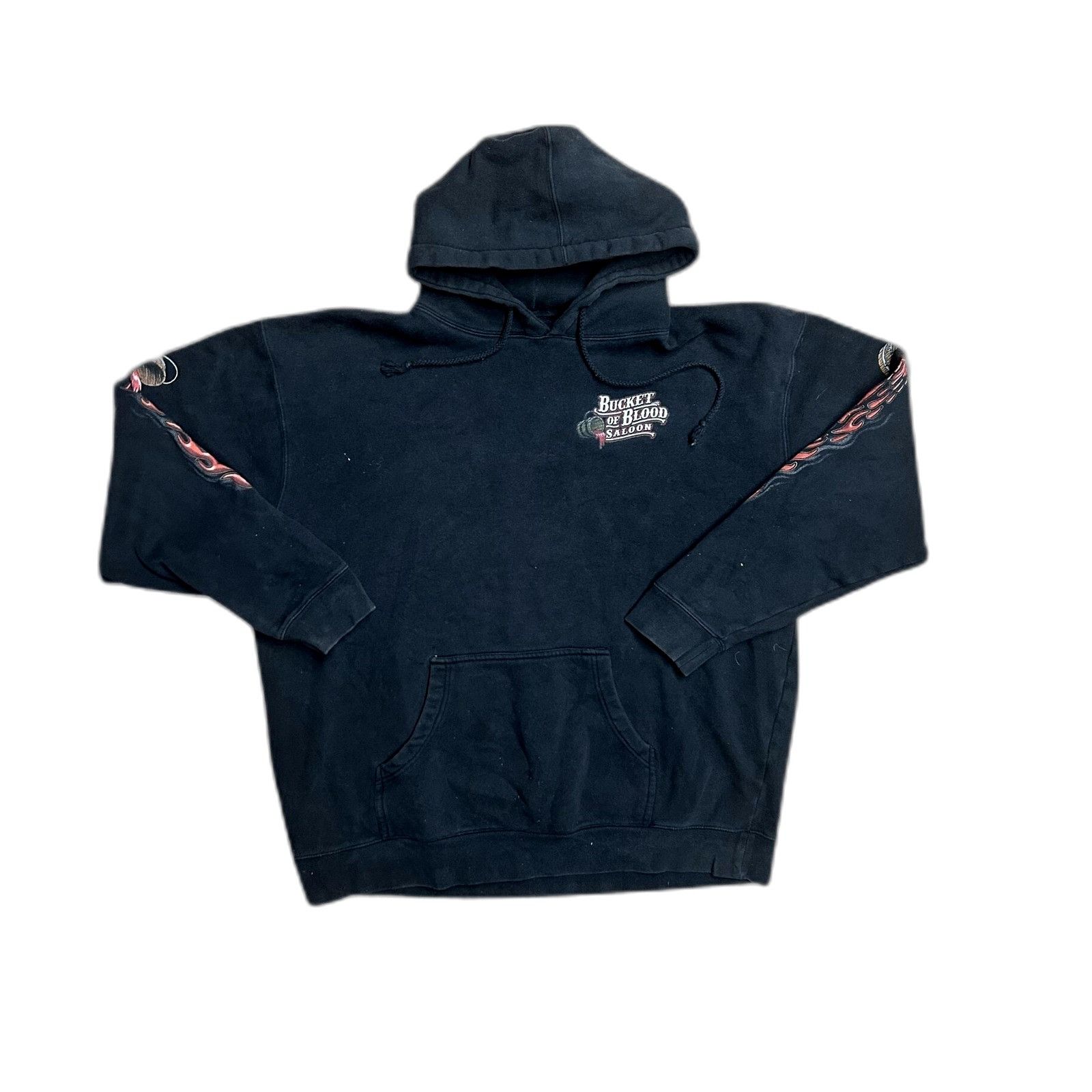 The Unbranded Brand Bucket of Blood Saloon Bike Hoodie Black 2XL Size US XXL / EU 58 / 5 - 2 Thumbnail