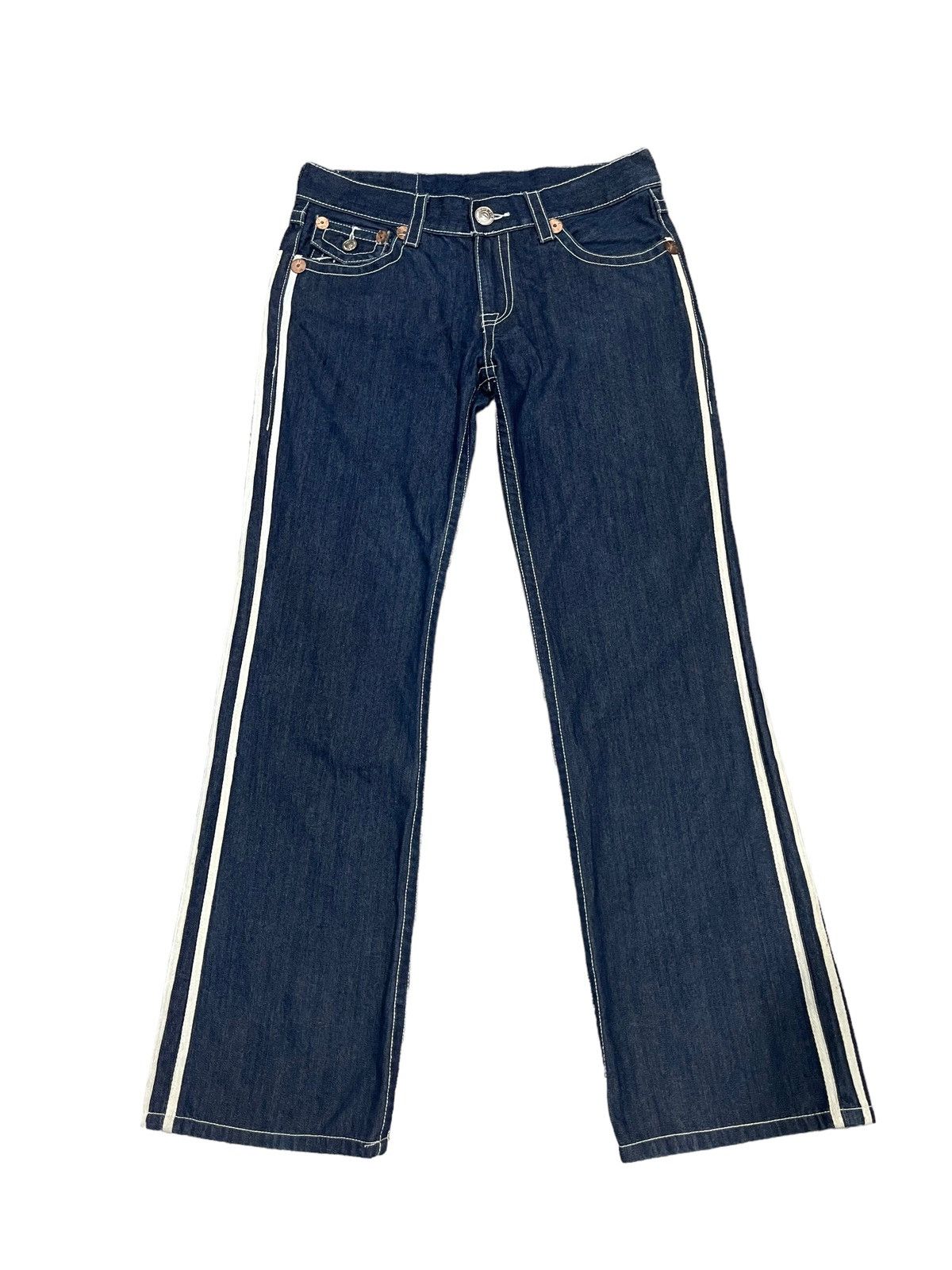 Other Vintage True Religion Billy Super T Denim Jeans Size US 35 - 3 Thumbnail