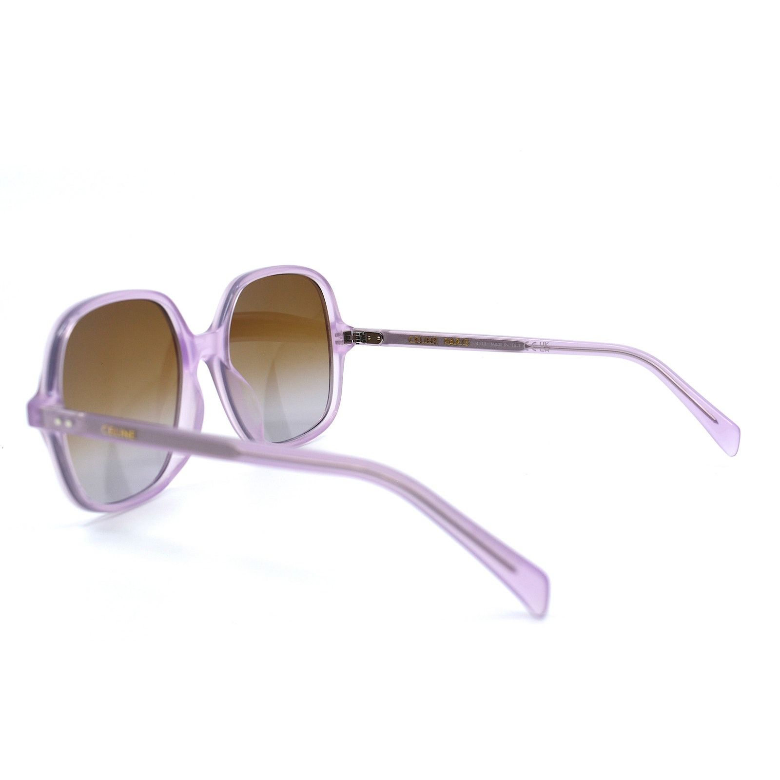 Celine NEW CELINE CL40244U 78F OPAL LILAC BROWN GRADIENT SUNGLASSES Size ONE SIZE - 6 Thumbnail