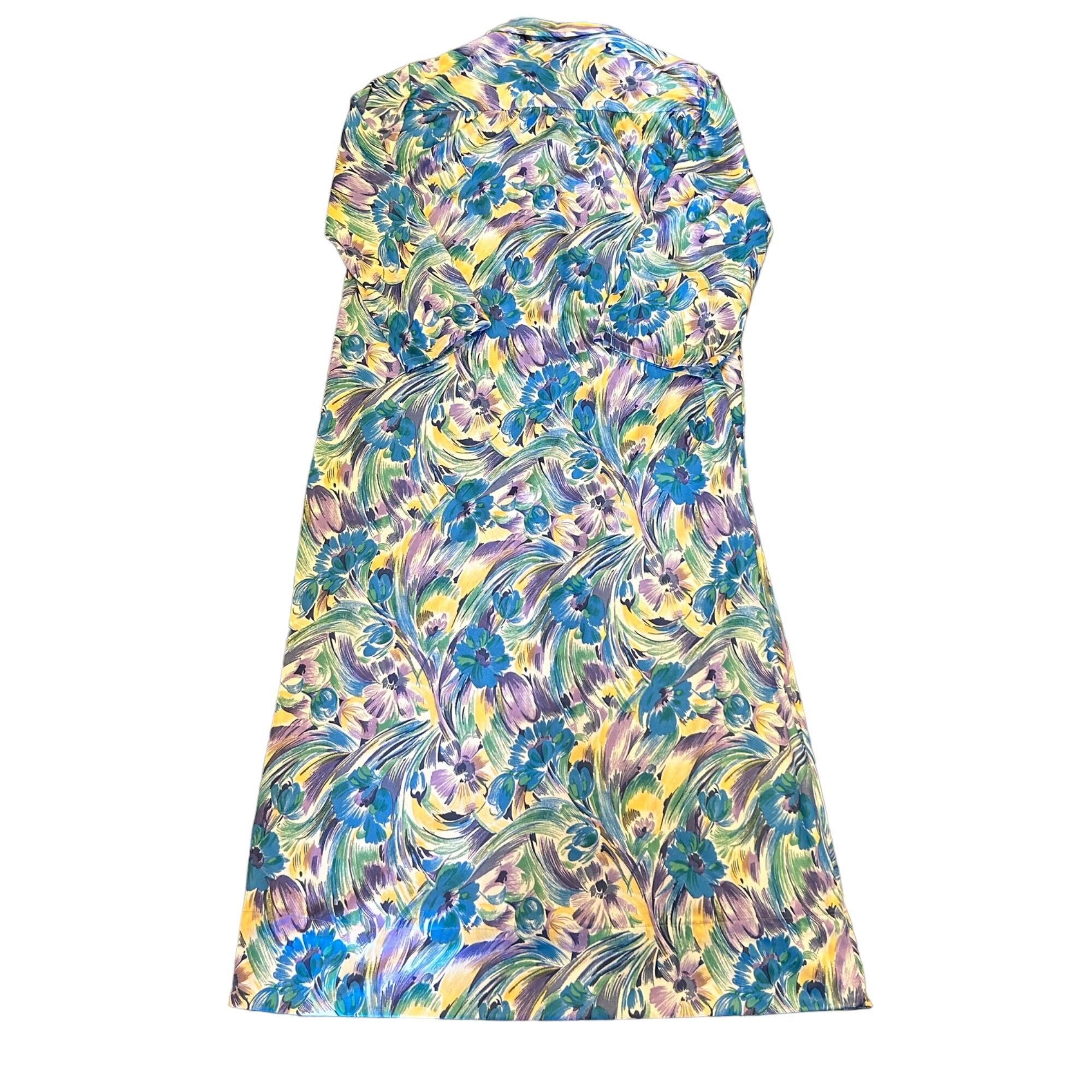 Vintage Vintage Novelty Floral Print Pearl Snap Button Down Dress Ni Size M / US 6-8 / IT 42-44 - 6 Thumbnail