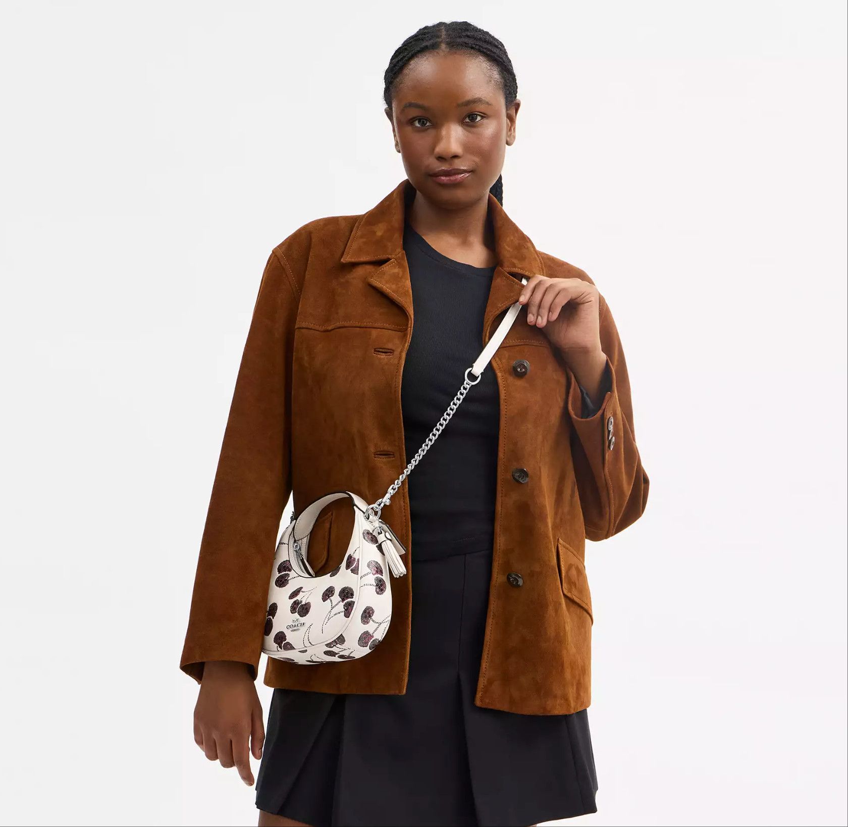 Coach NWT Coach Carmen Mini Crossbody Bag With Cherry Print CCZ22 Size ONE SIZE - 7 Thumbnail