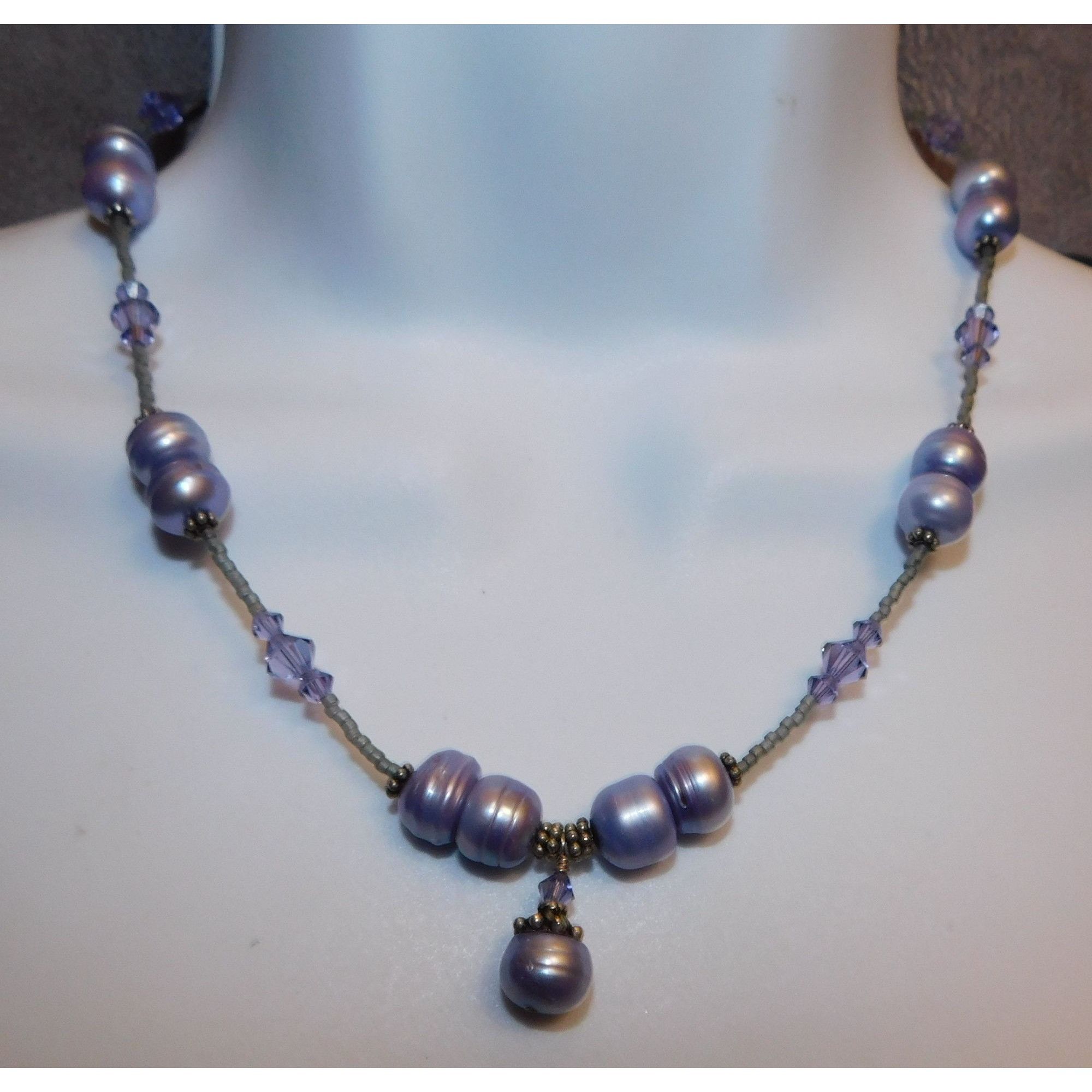 Other Whimsical Fairycore Purple Pearl Necklace Size ONE SIZE - 1 Thumbnail
